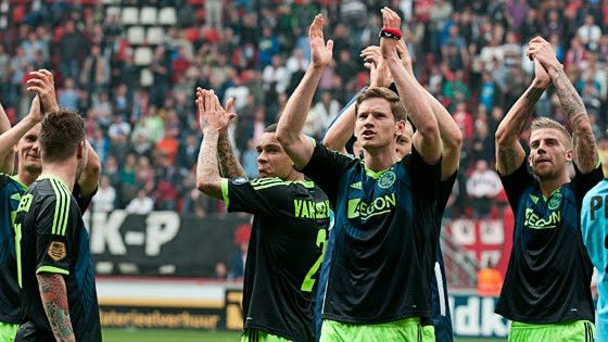Adidas AJAX 2012 VINTAGE ADIDAS AWAY 2ND KIT FOOTBALL SOCCER Size US L / EU 52-54 / 3 - 9 Thumbnail