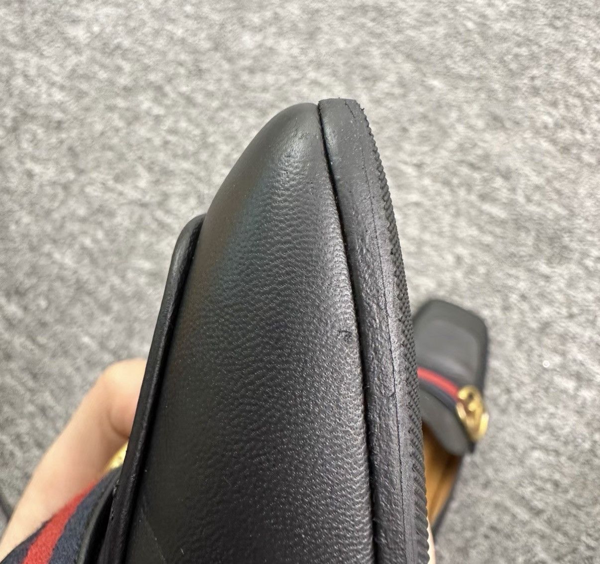 Gucci Gucci Pearl Black Square-Toe High Heels K12 Size US 5.5 / IT 35.5 - 8 Thumbnail