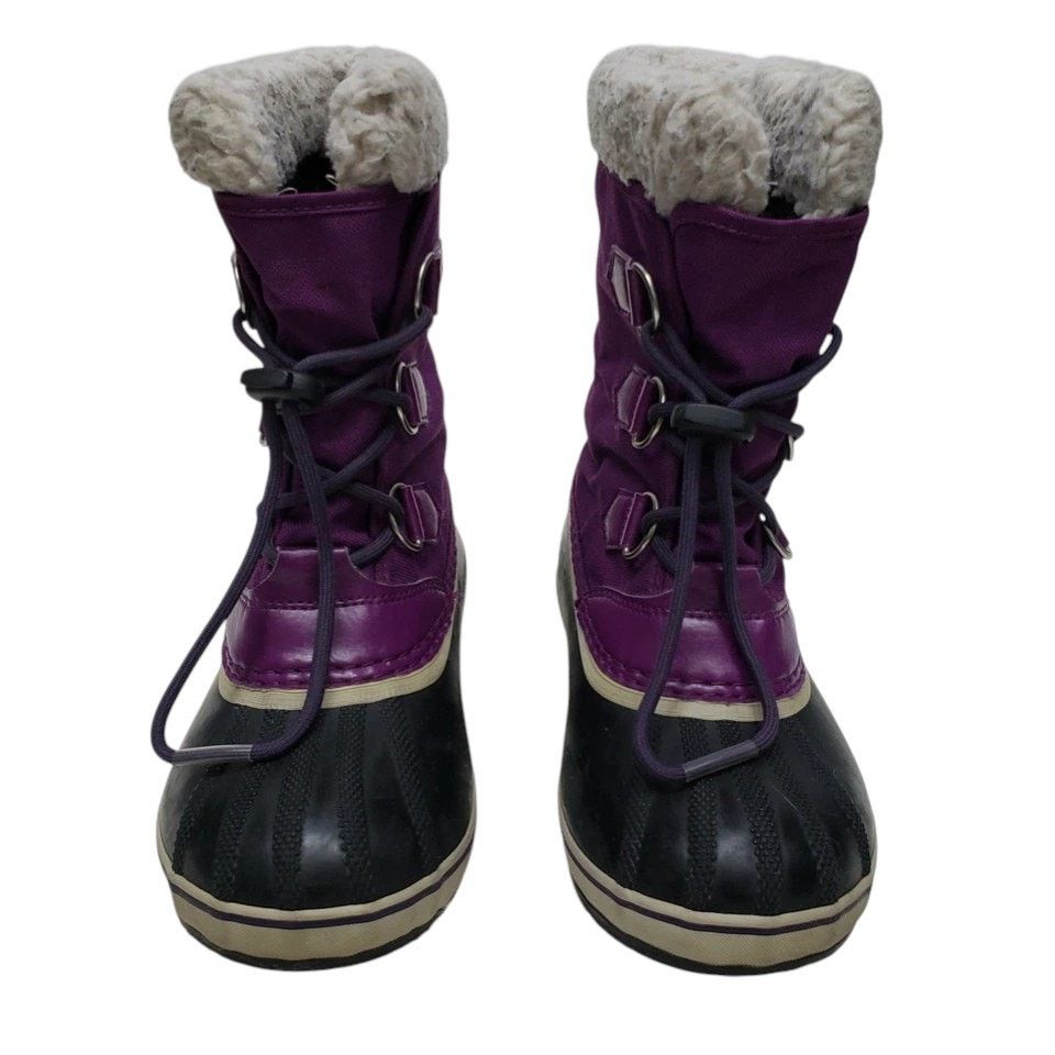 SOREL SOREL Kids' Yoot Pac Waterproof Boots Nylon Canvas Winter 3 Size US 4 / IT 34 - 2 Thumbnail