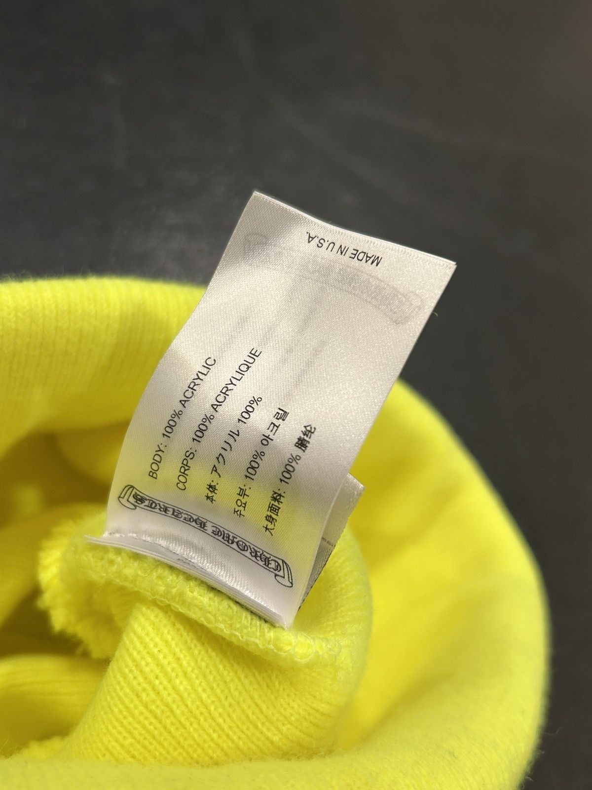 Chrome Hearts Chrome Hearts Knit Beanie - Neon Size ONE SIZE - 3 Thumbnail