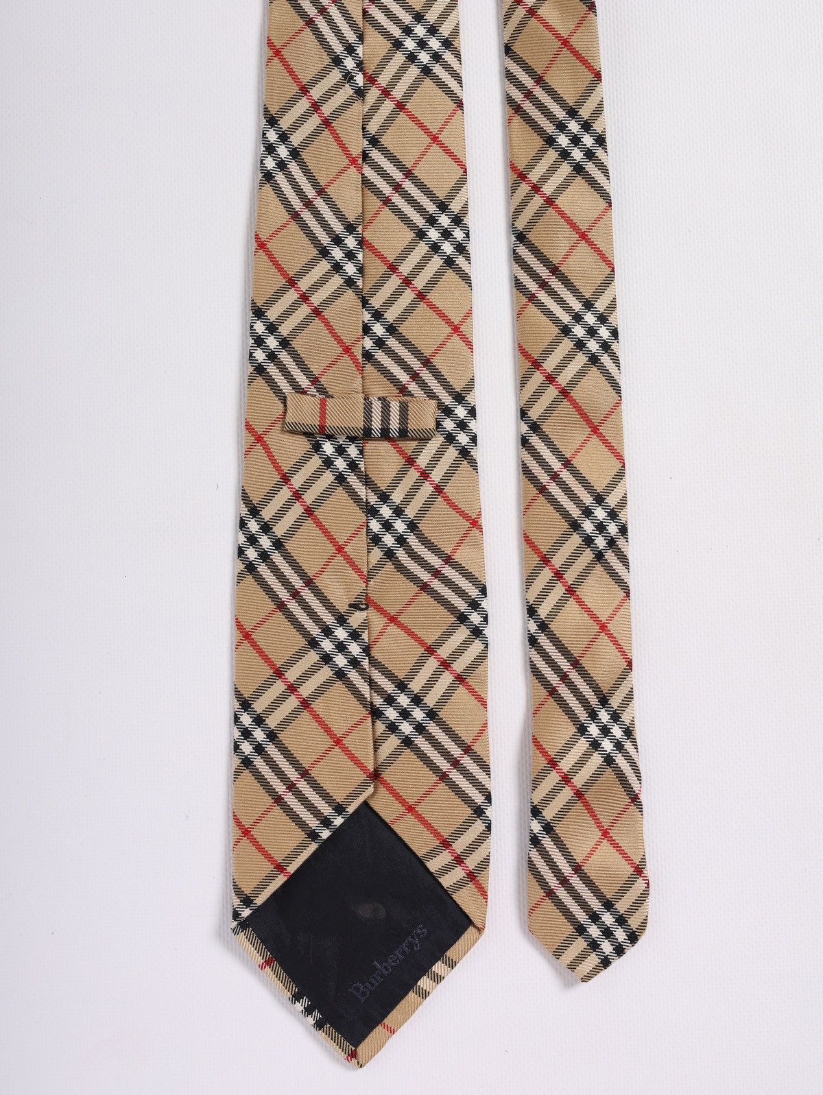 Burberry Burberrys Vintage Nova Check Plaid Silk Tie Size ONE SIZE - 5 Thumbnail