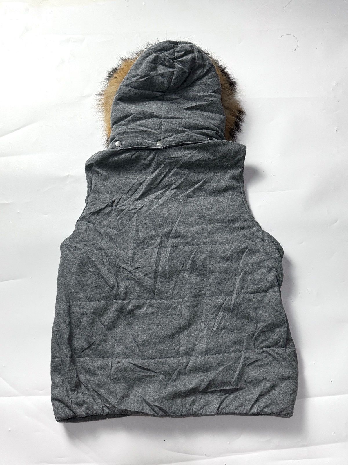 Japanese Brand Faux Fur Japanese Vest Hoodie Puffer Size US M / EU 48-50 / 2 - 3 Thumbnail