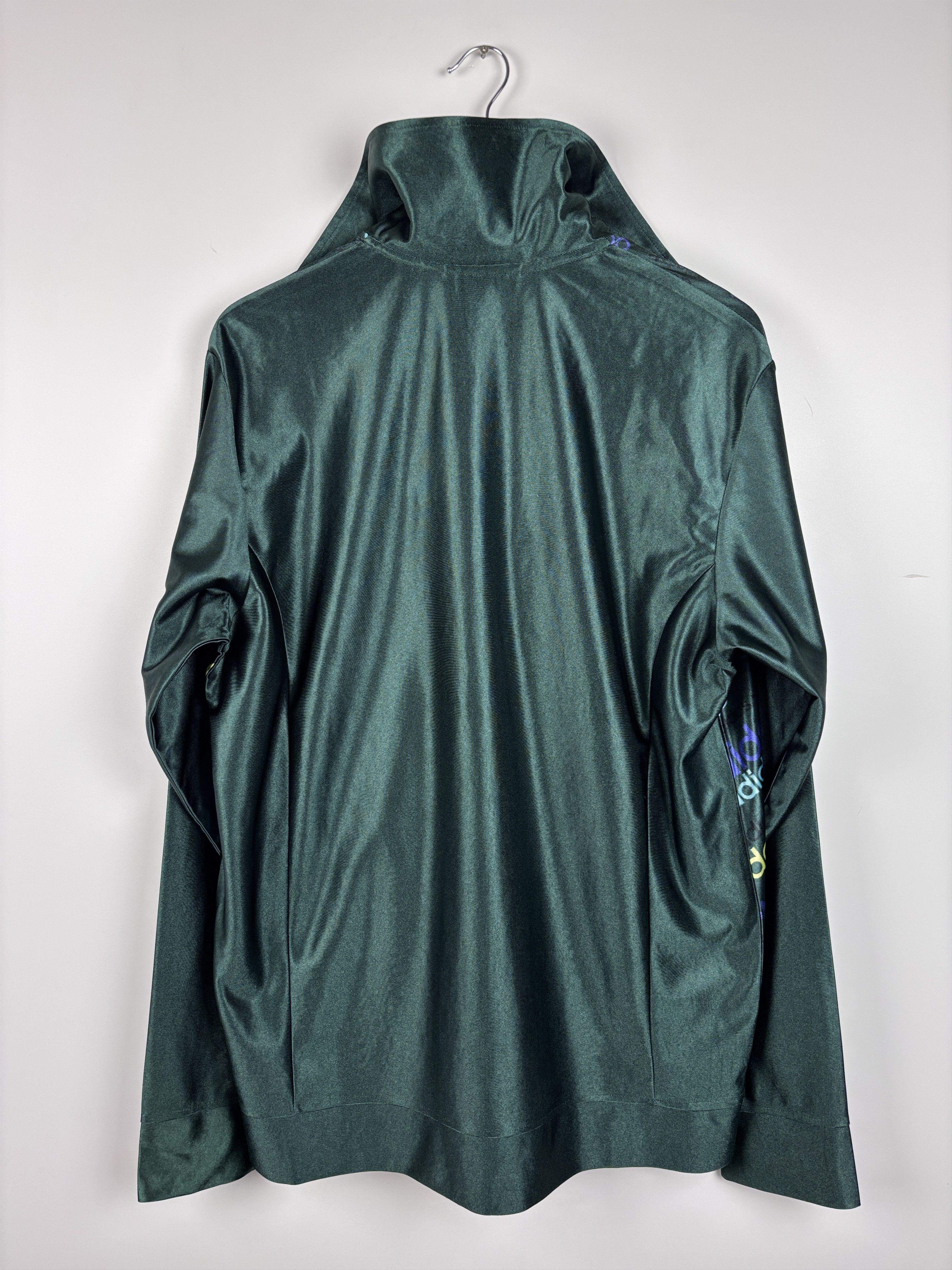 Adidas Mens Adidas Monogam Track Zip Jacket Green Size XL Size US XL / EU 56 / 4 - 7 Thumbnail