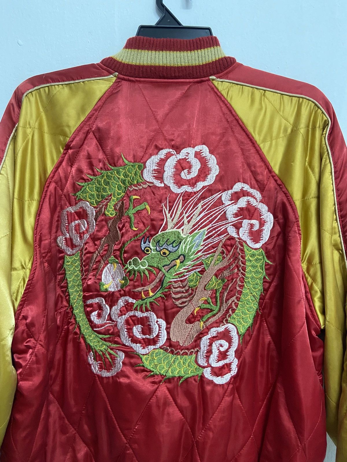 Japanese Brand Vintage Houston Sukajan Dragon Jacket Size US L / EU 52-54 / 3 - 4 Thumbnail