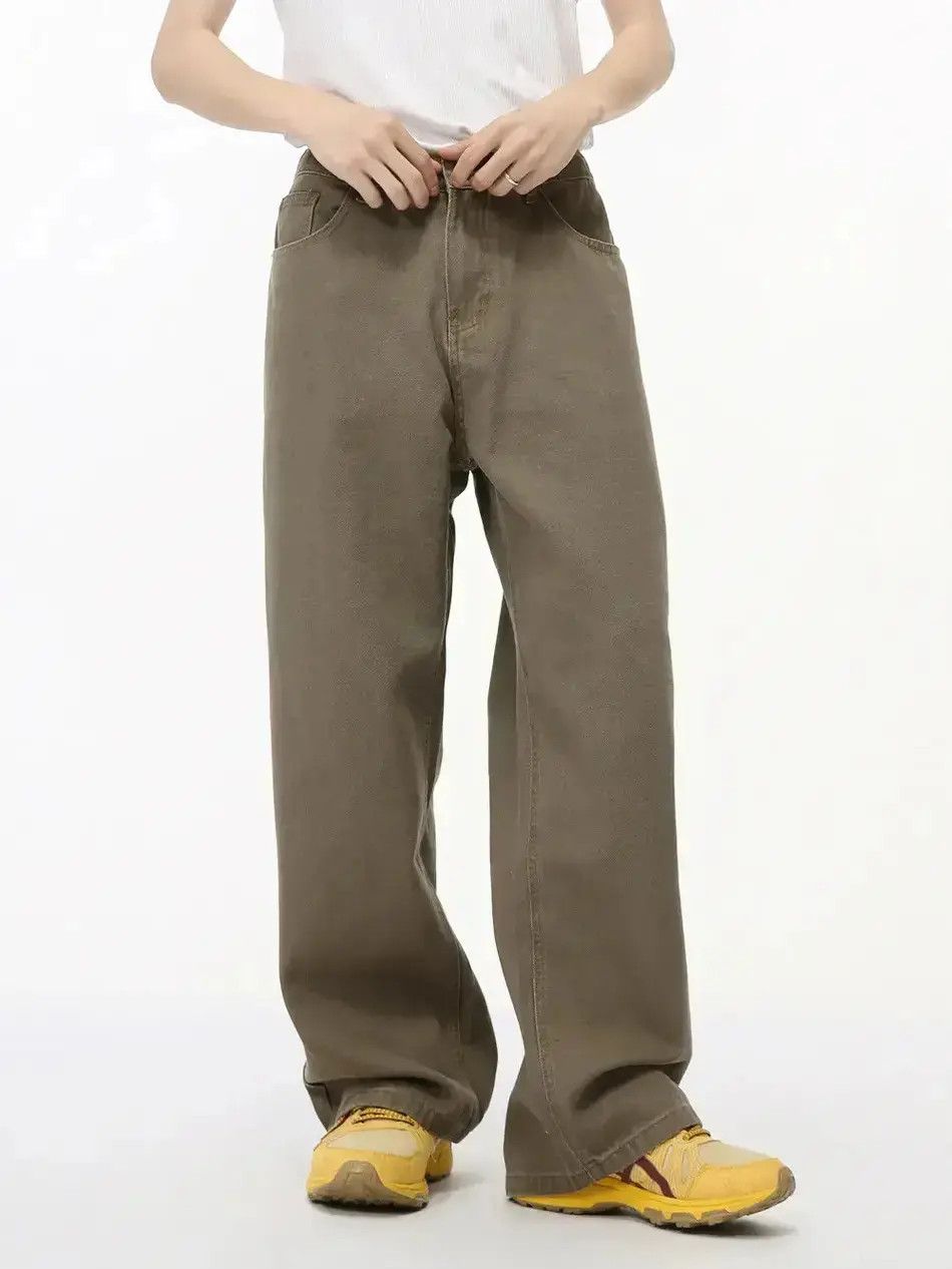 Japanese Brand Retro straight leg loose jeans Size US 32 / EU 48 - 1 Thumbnail