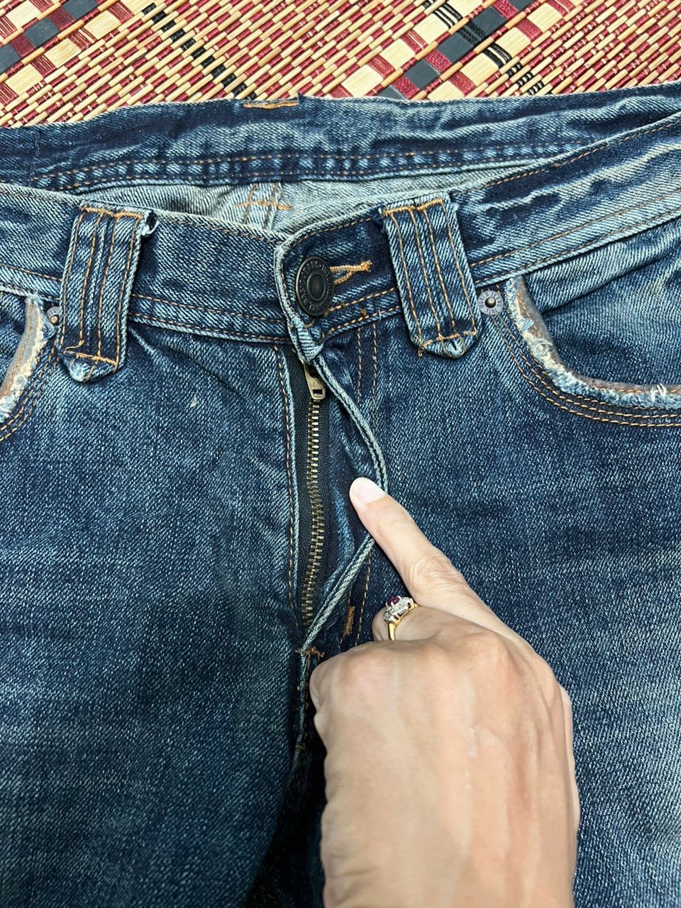 Japanese Brand Edge Rupert Flare Denim Jeans Size US 34 / EU 50 - 9 Thumbnail