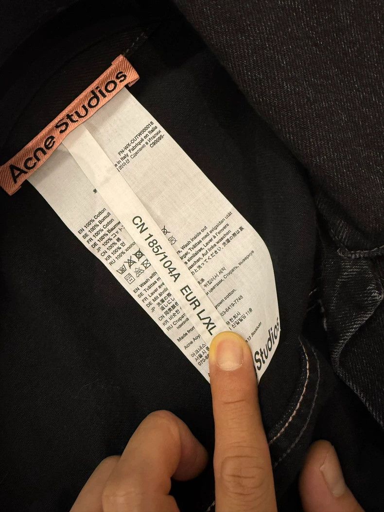 Acne Studios acne studios demin jacket 2502-Nextarrow Size US XL / EU 56 / 4 - 4 Thumbnail