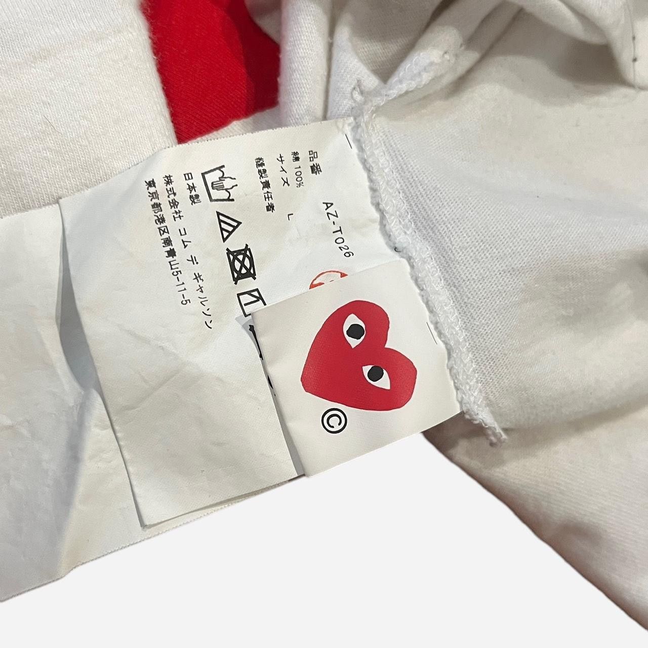 Comme des Garcons CDG PLAY HEART SHIRT Size US L / EU 52-54 / 3 - 4 Thumbnail