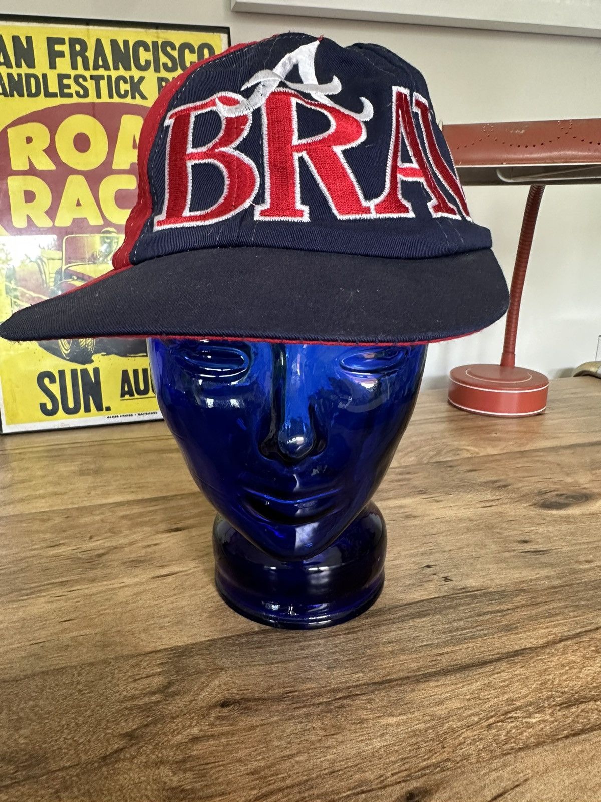 Vintage Vintage Atlanta Braves Embroidered Stapback One Size Size ONE SIZE - 1 Thumbnail