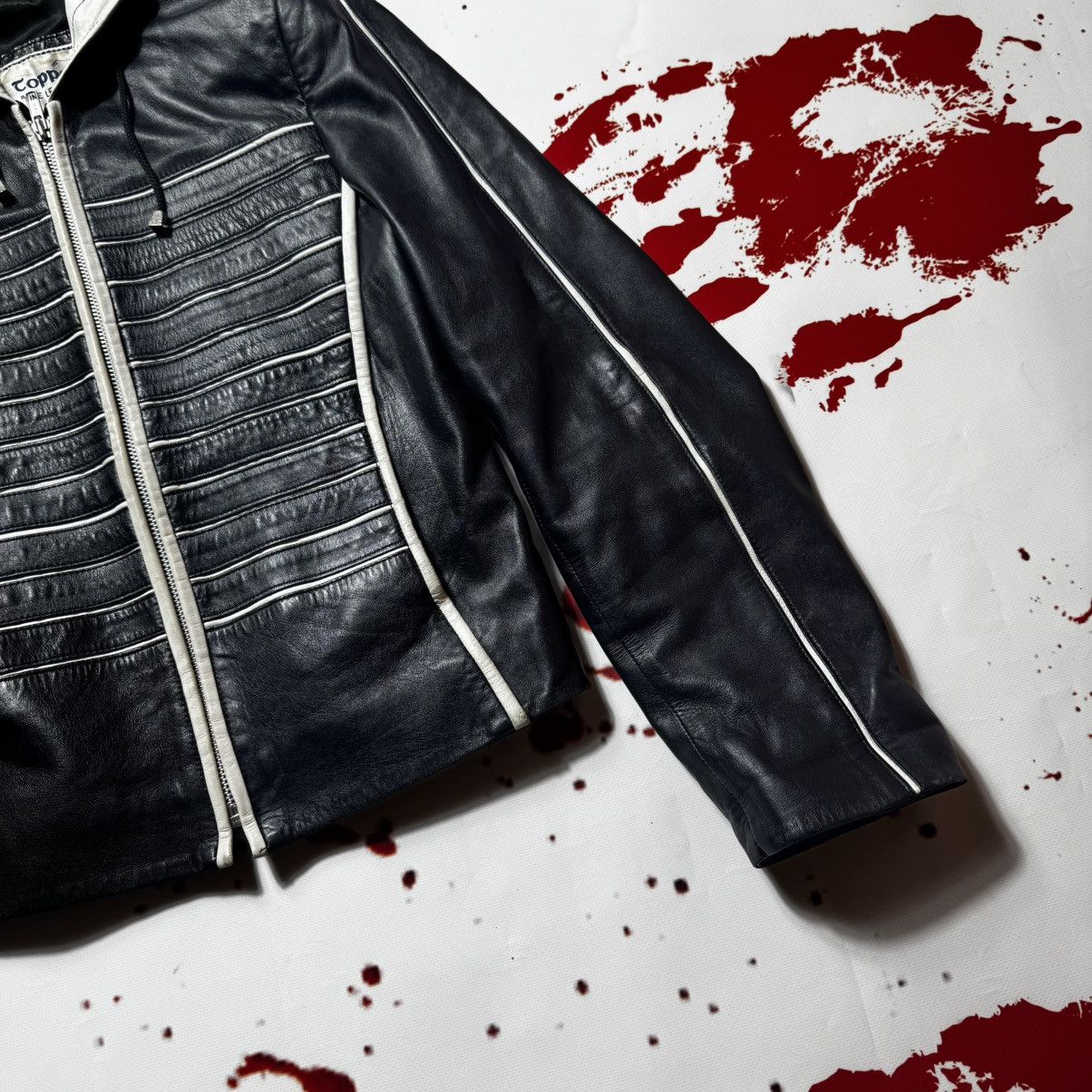Other vintage leather jacket rick owens erd style playboycarti Size M / US 6-8 / IT 42-44 - 4 Thumbnail