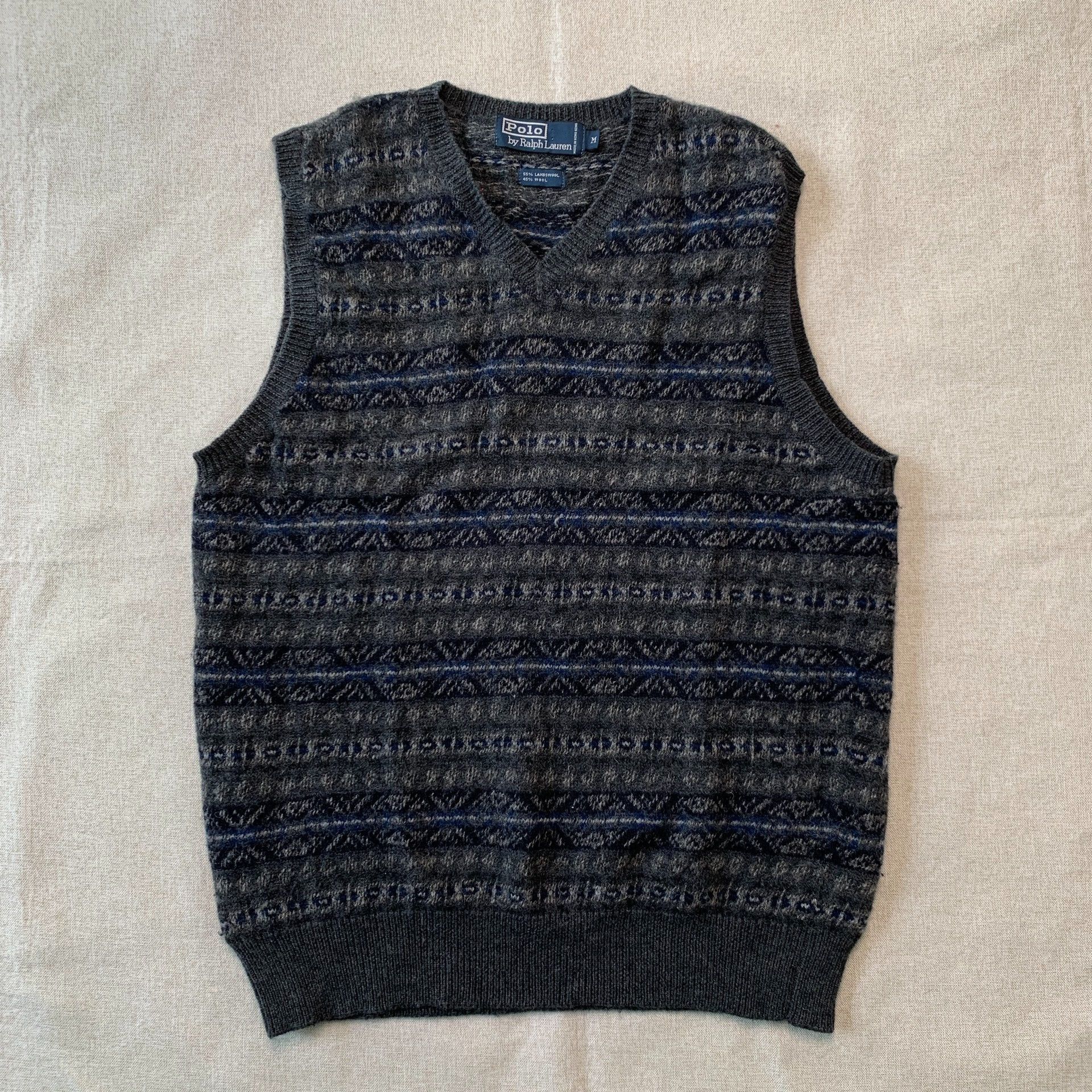 Polo Ralph Lauren Polo Ralph Lauren Wool Vest M Size US M / EU 48-50 / 2 - 1 Thumbnail