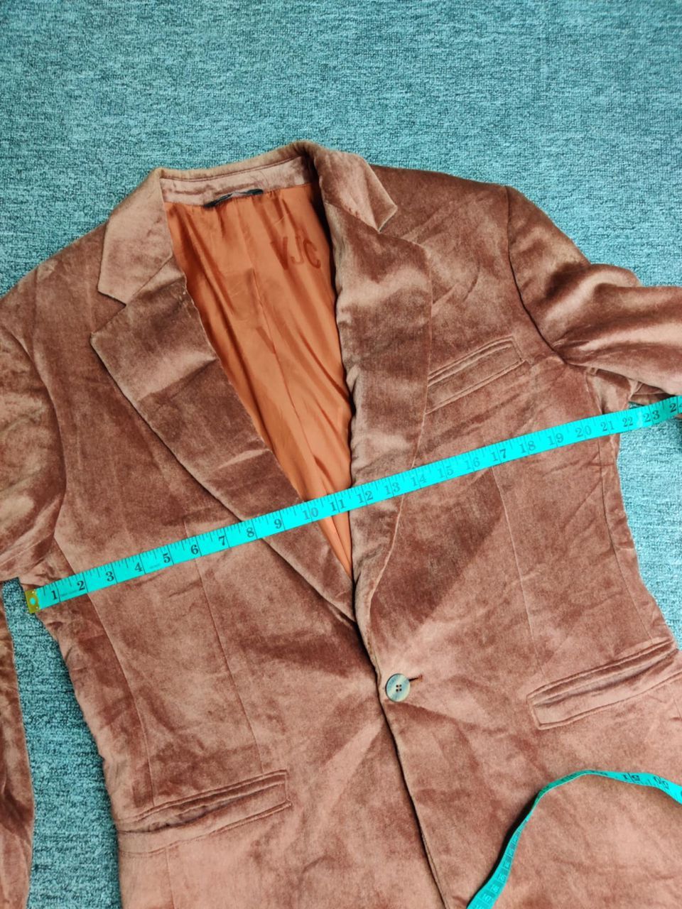Versace Jeans Couture Nice ❗ Versace Jeans Couture Velvet Single Breasted Blazer Size US M / EU 48-50 / 2 - 17 Thumbnail