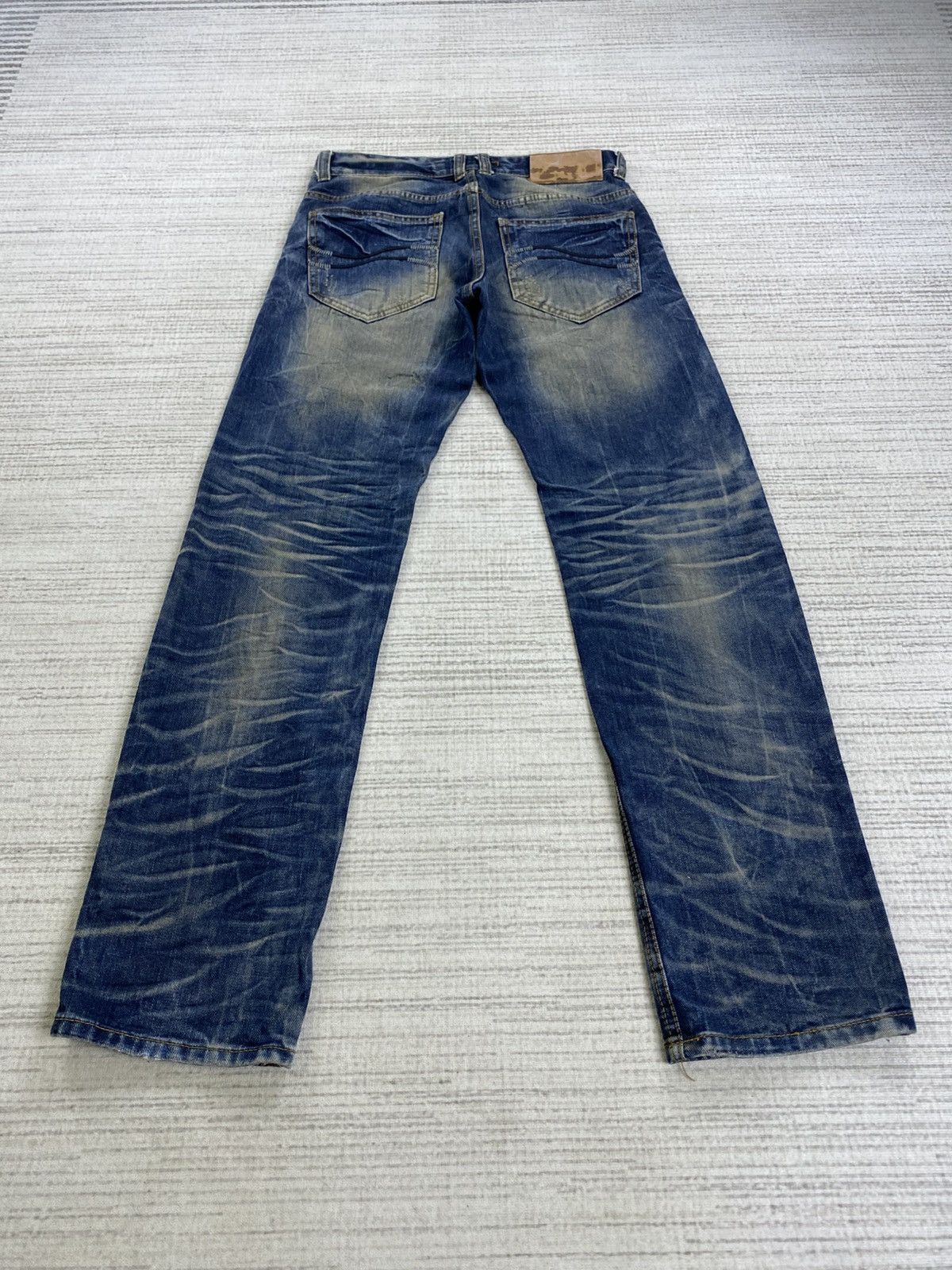If Six Was Nine × Le Grande Bleu (L.G.B.) × Vintage Vintage Kesson Jeans Distressed Denim Pants Size US 30 / EU 46 - 2 Thumbnail