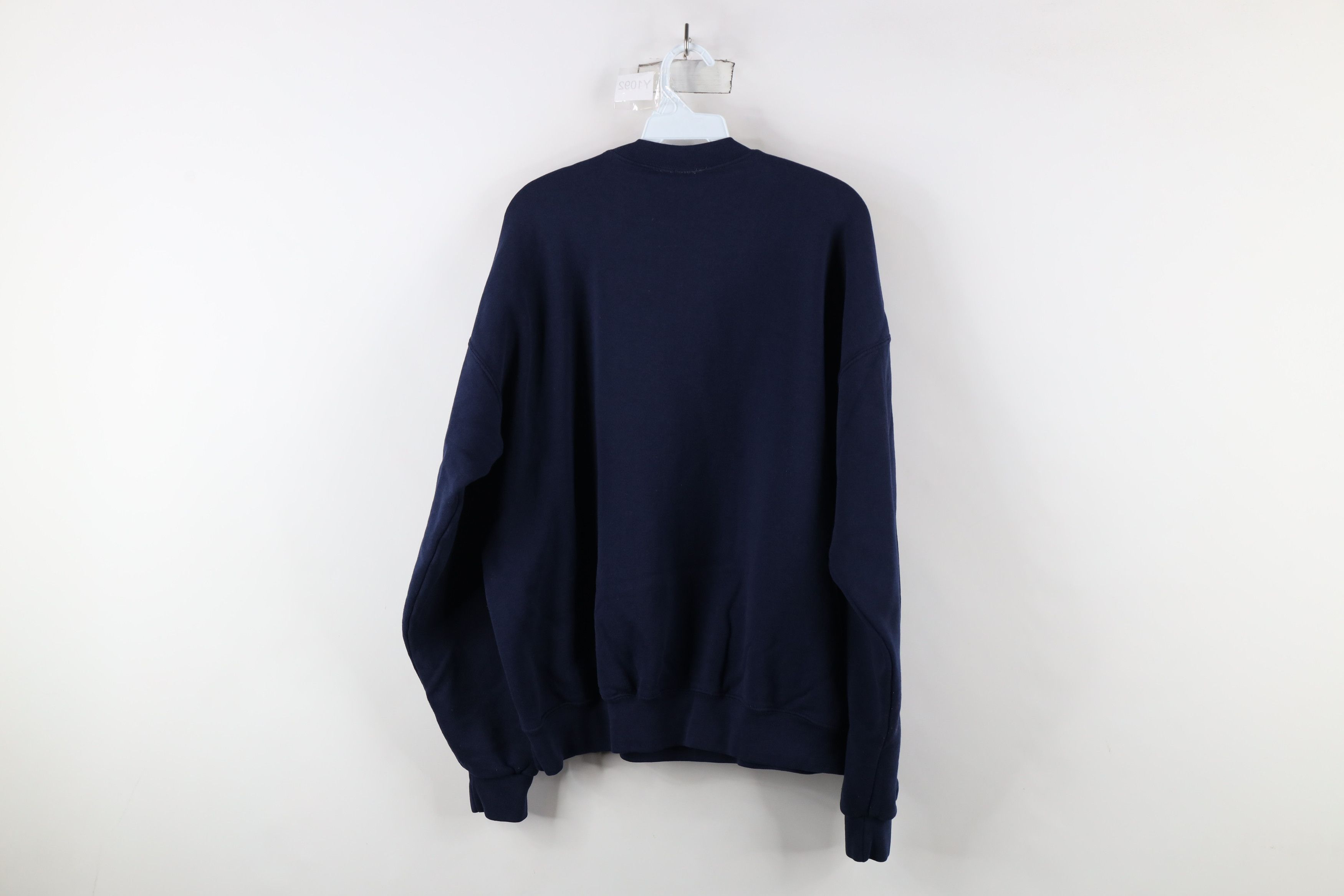 Vintage Vintage 90s University of Georgetown Sweatshirt Blue USA Size US XL / EU 56 / 4 - 12 Thumbnail