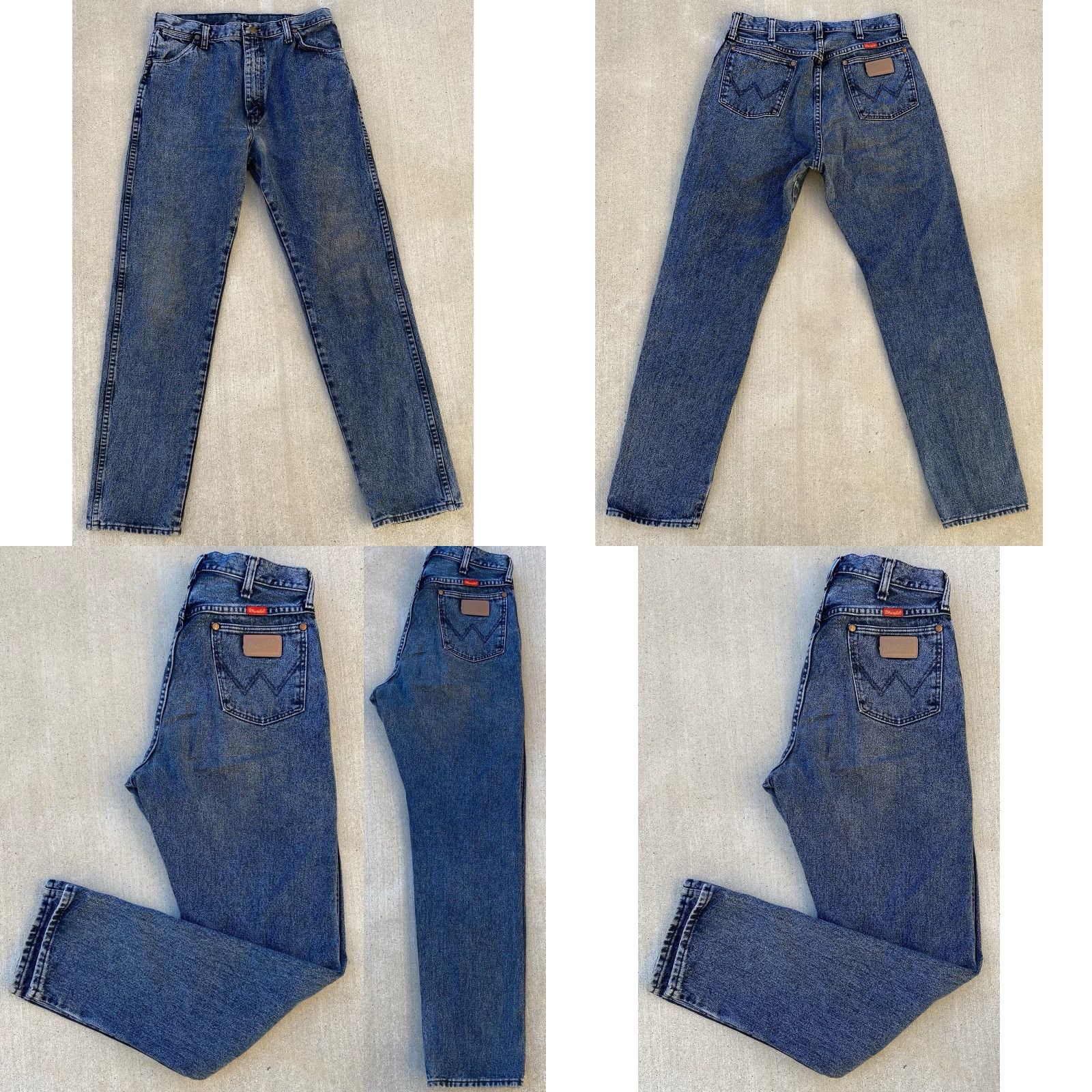 Wrangler VINTAGE Wrangler Jeans Size 15 32 Waist 31 Inseam 31.5 Blue Denim 5 Pocket USA 1980s Womens Girls Jeans Wrangler 80s 90s Cowboy Size 36" / US 14 / IT 50 - 9 Thumbnail