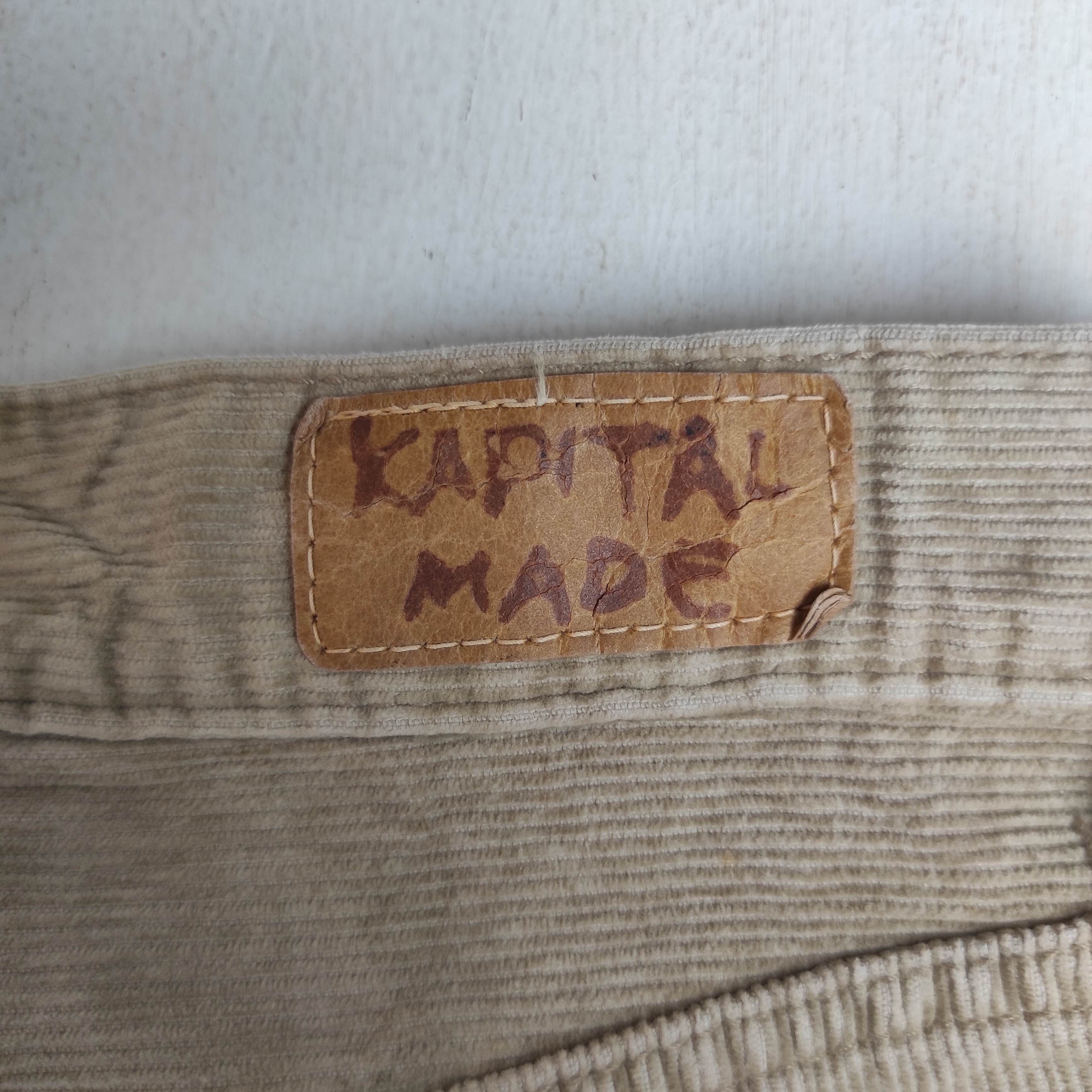 Japanese Brand Kapital Made Corduroy Flare Pants Size US 28 / EU 44 - 5 Thumbnail