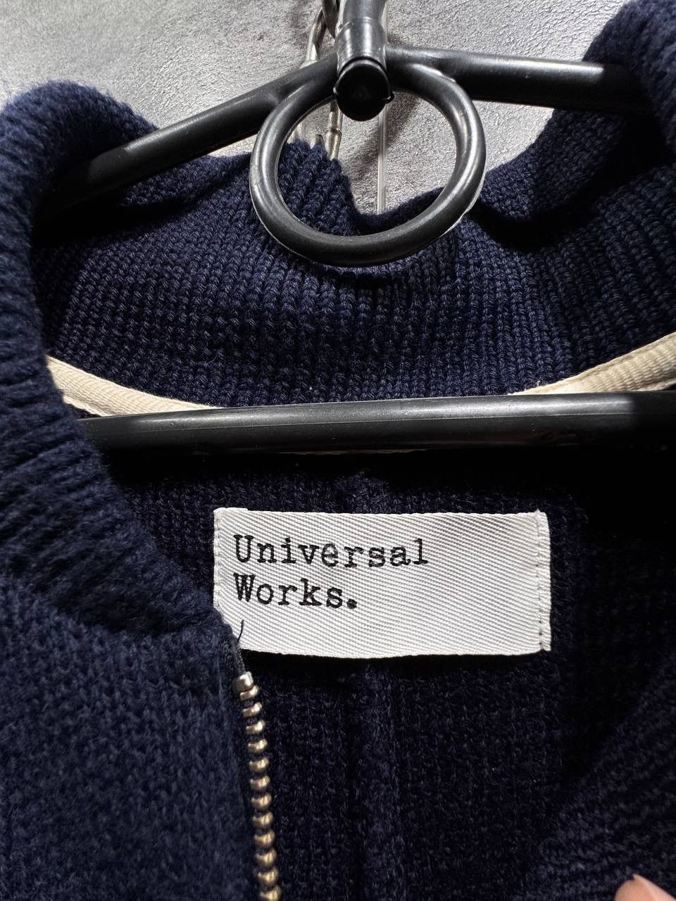 Universal Works Universal Works Zip Knit Cardigan Navy Wool Men’s Sweater Size US S / EU 44-46 / 1 - 7 Thumbnail