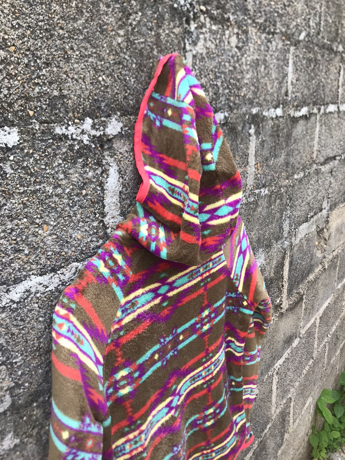 Japanese Brand × Native 💥Vintage Titicaca Fleece Mulitcolour Hoodie Jacket Size M / US 6-8 / IT 42-44 - 14 Thumbnail