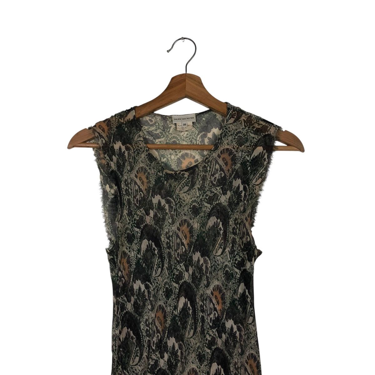 Dries Van Noten 🔥LONG GWONS SILK DRIES VAN NOTEN MADE IN BELGIUM FULLPRINT Size XS / US 0-2 / IT 36-38 - 4 Thumbnail