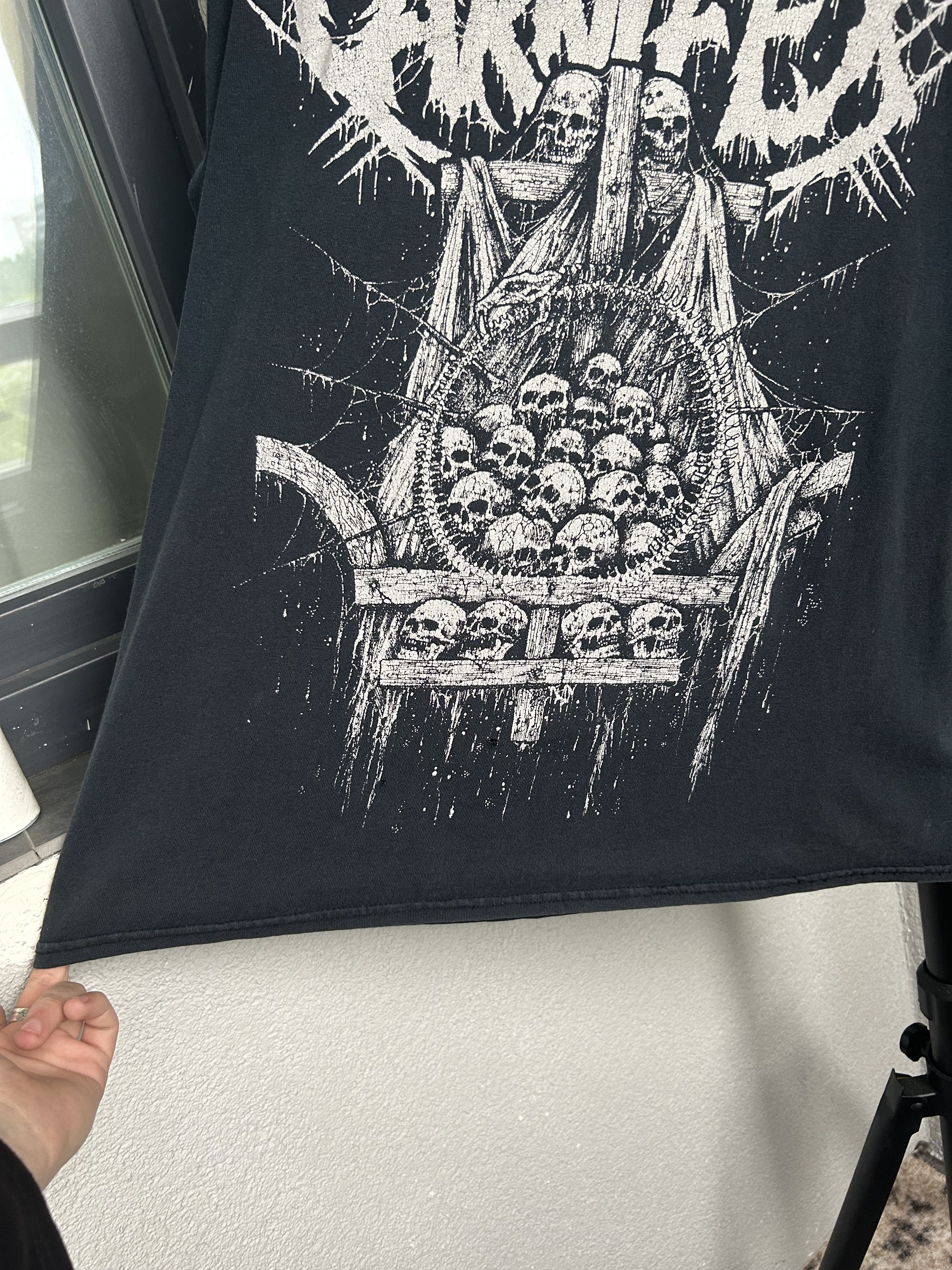 Band Tees × Vintage Vintage 2000s Carnifex Deathcore Metal Band T-shirt Size US L / EU 52-54 / 3 - 10 Thumbnail