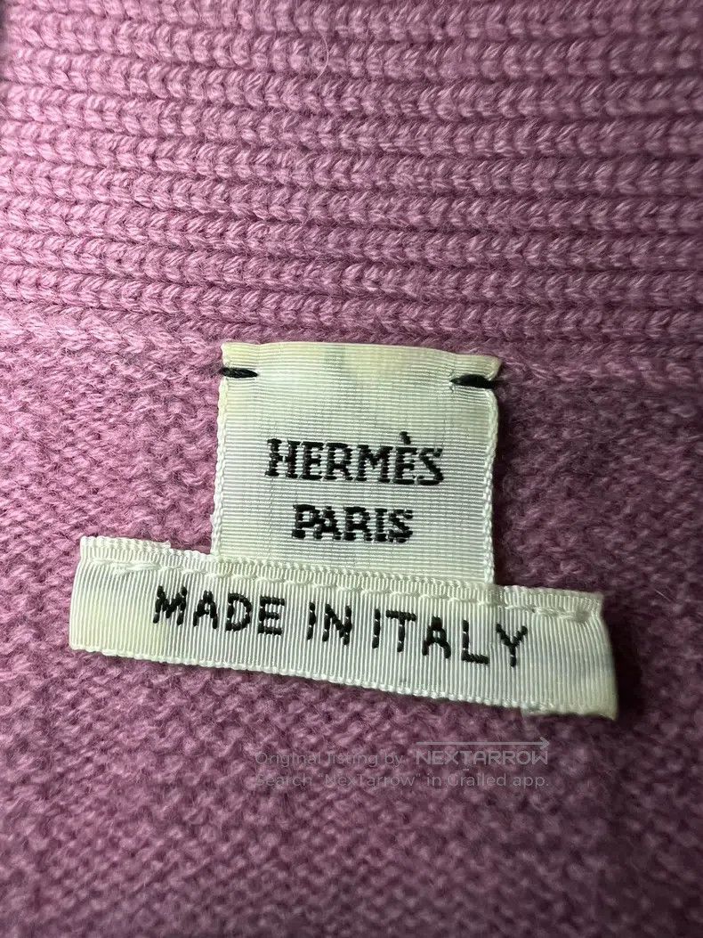 Hermes Hermes Classic Dark Pattern Knit Cardigan Size XXS / US 00 / IT 34 - 3 Thumbnail