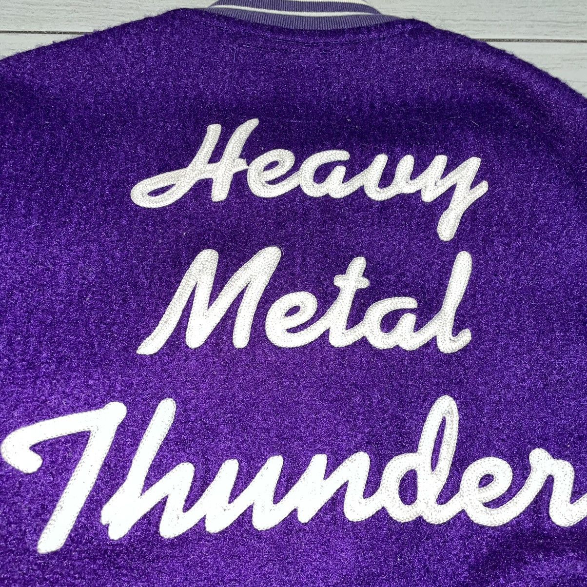 Hysteric Glamour Hysteric Glamour Heavy Metal Thunder Varsity Jacket Size US M / EU 48-50 / 2 - 7 Thumbnail