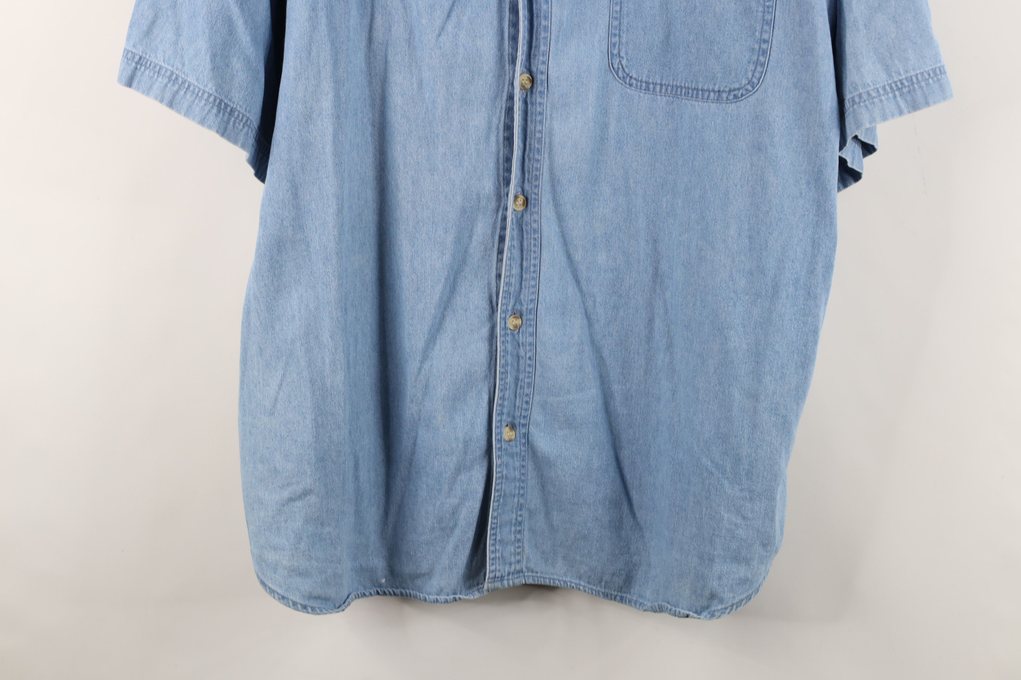 Vintage Vintage 90s Streetwear Short Sleeve Collared Button Shirt Size US XXL / EU 58 / 5 - 3 Thumbnail