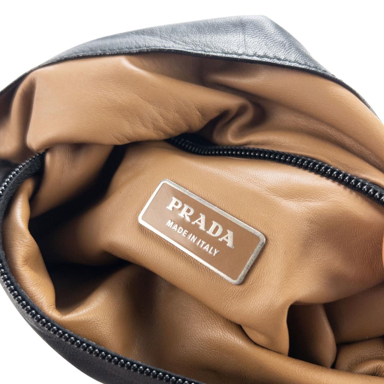 Prada Vintage Prada Soft Leather Sling Bag Size ONE SIZE - 3 Thumbnail