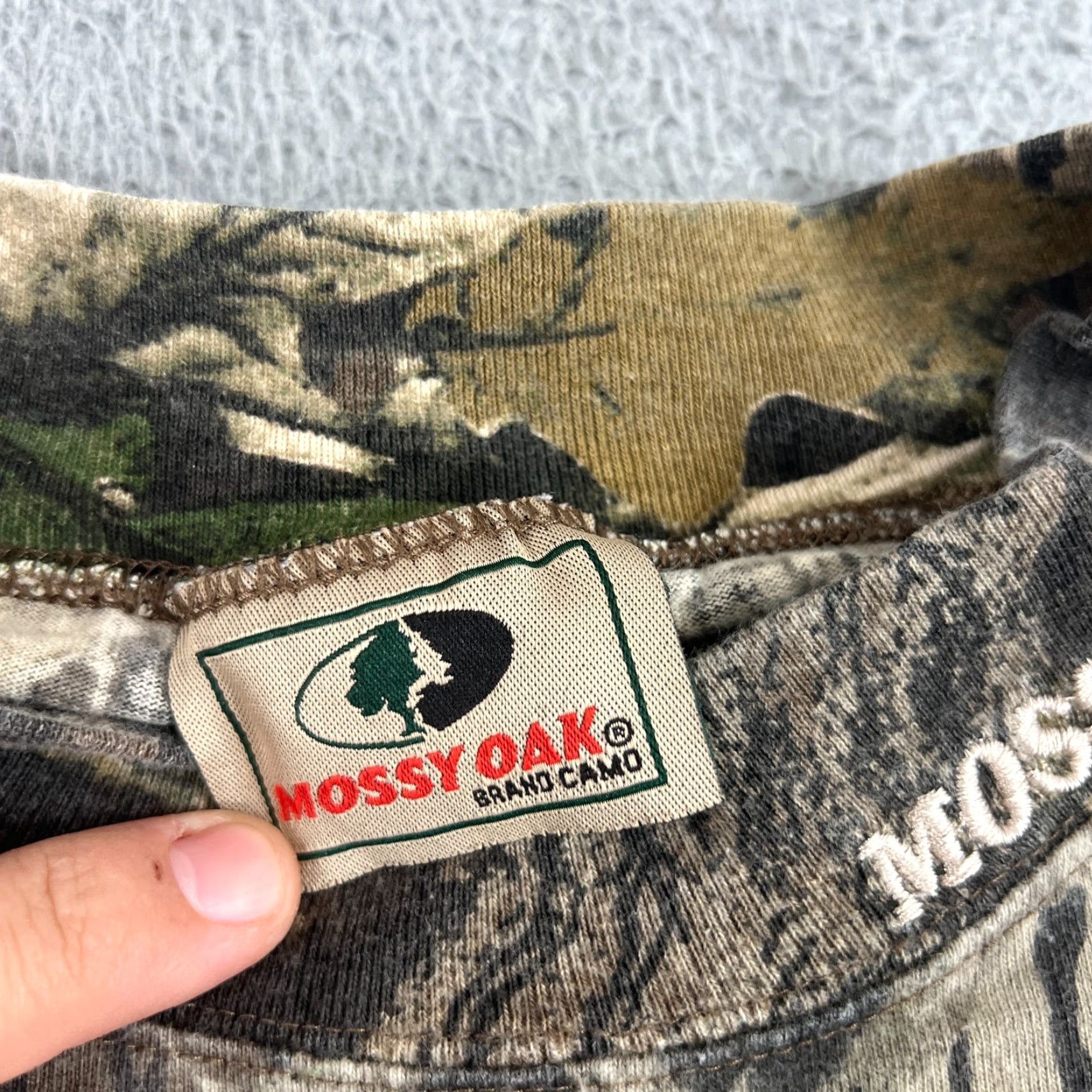 Vintage VINTAGE Mossy Oak Camo Shirt 90s Men XXL Long Sleeve Crew Neck Brown Camouflage Retro Size US XXL / EU 58 / 5 - 3 Thumbnail