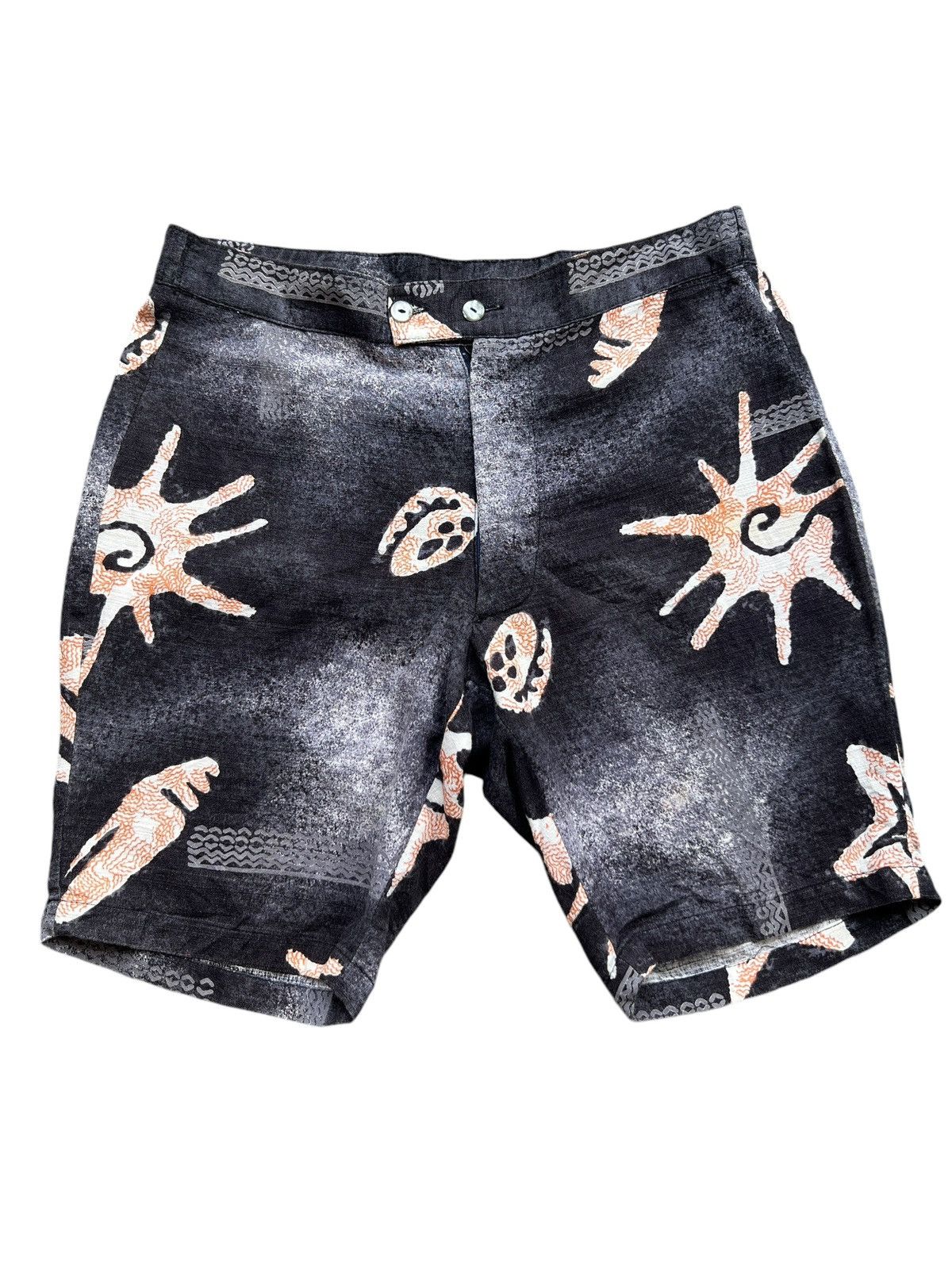 Japanese Brand Vintage Hawaiian Floral Beach Short Pants Size US 30 / EU 46 - 1 Thumbnail