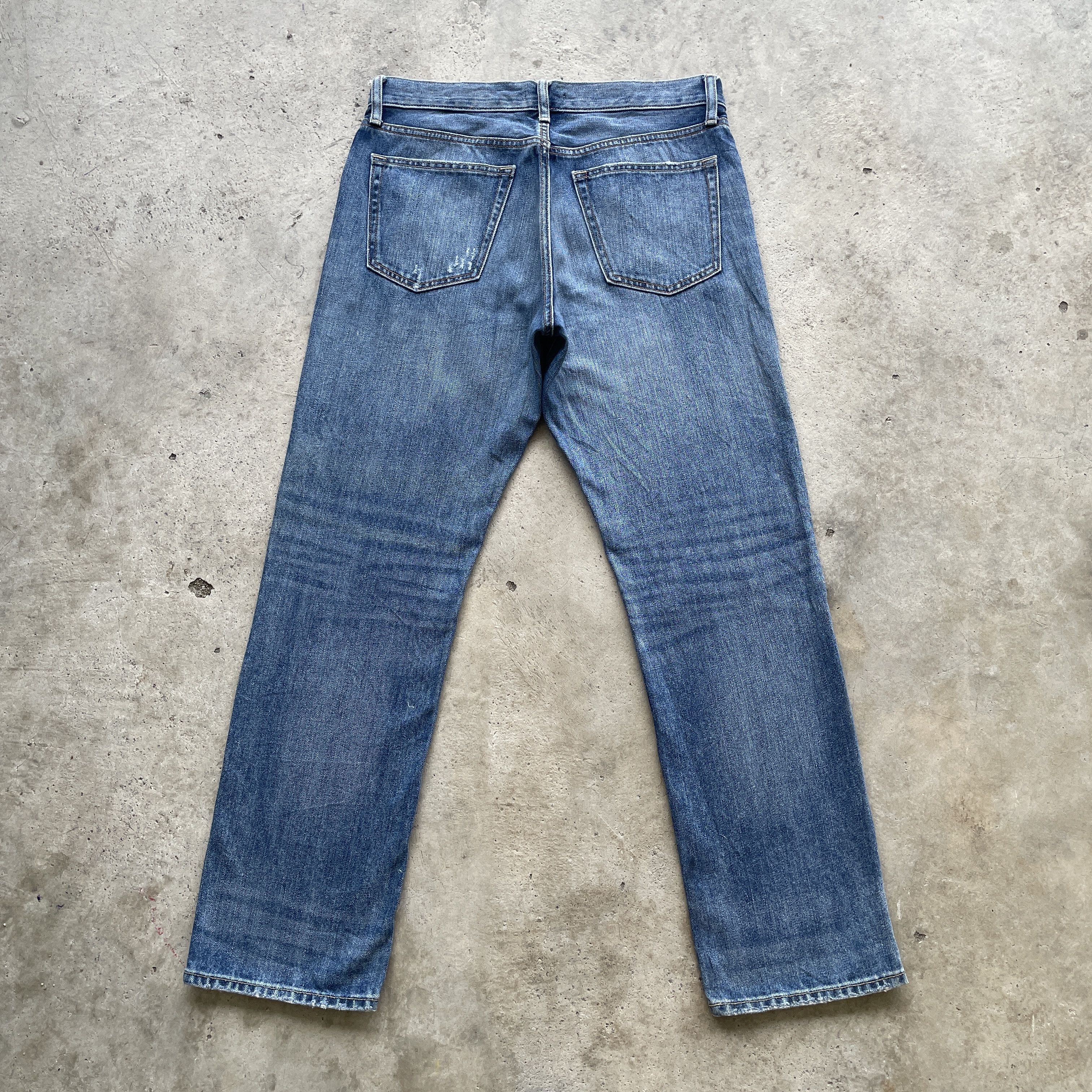 Japanese Brand W33x30 Vintage Japanese Distressed Denim Faded Jeans Pants Size US 33 - 10 Thumbnail