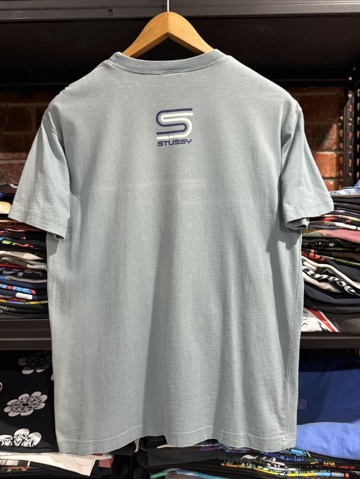 Stussy × Vintage Vintage 90s Stussy Skateboard Faded Australia Tee Size US M / EU 48-50 / 2 - 6 Thumbnail