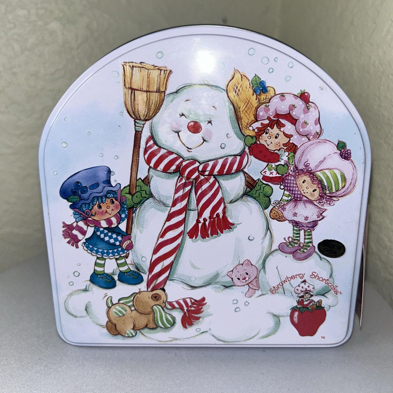 Designer Carlton Cards Strawberry Shortcake Christmas Ornament Tin 03 Size ONE SIZE - 1 Thumbnail