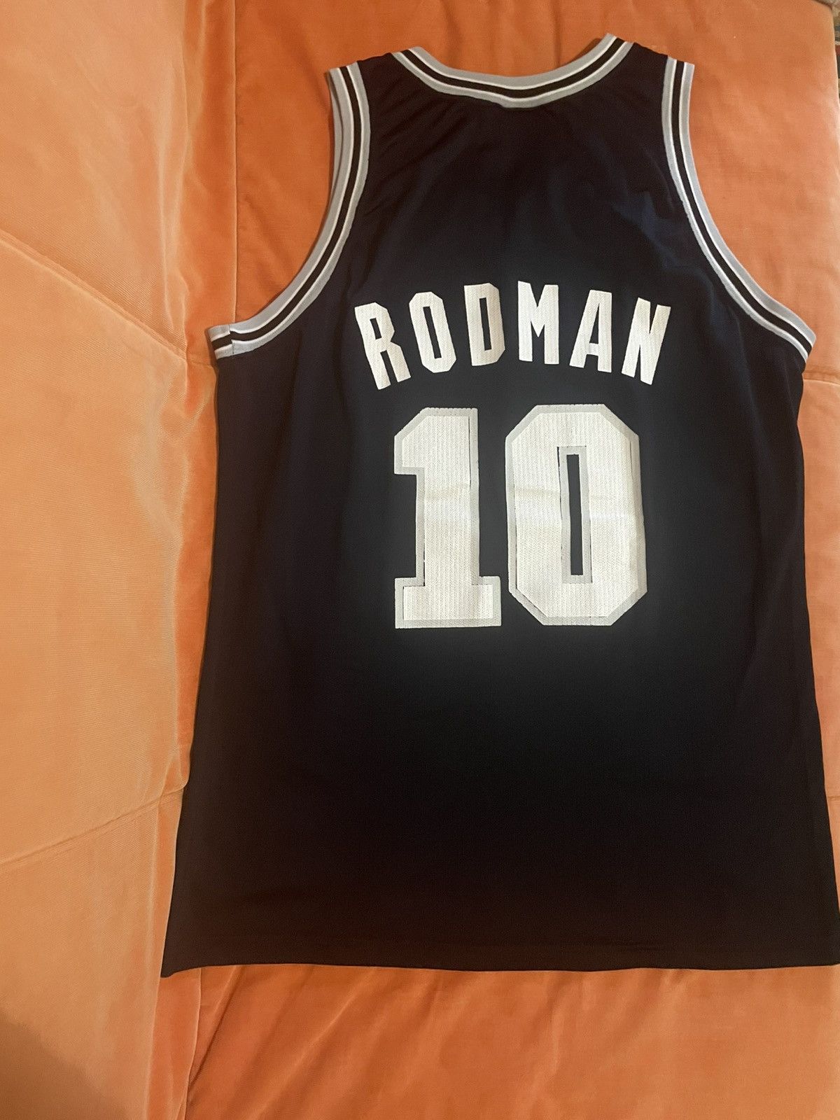 Champion NBA jersey Champion San Antonio Spurs Rodman pistons bulls Size US XXL / EU 58 / 5 - 2 Thumbnail