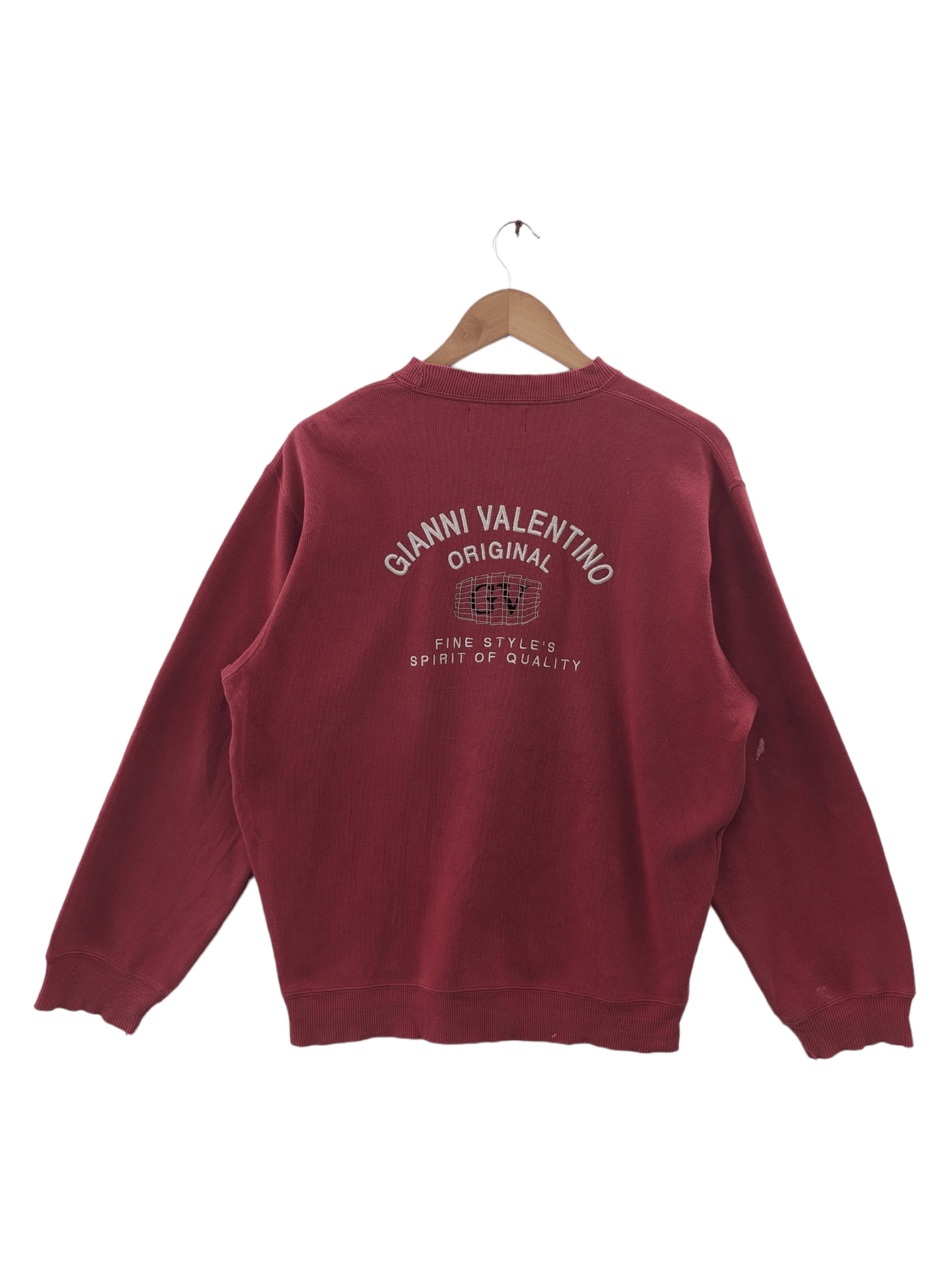Vintage Vintage Gianni Valentino Sweatshirt Faded Distressed Size US M / EU 48-50 / 2 - 1 Thumbnail