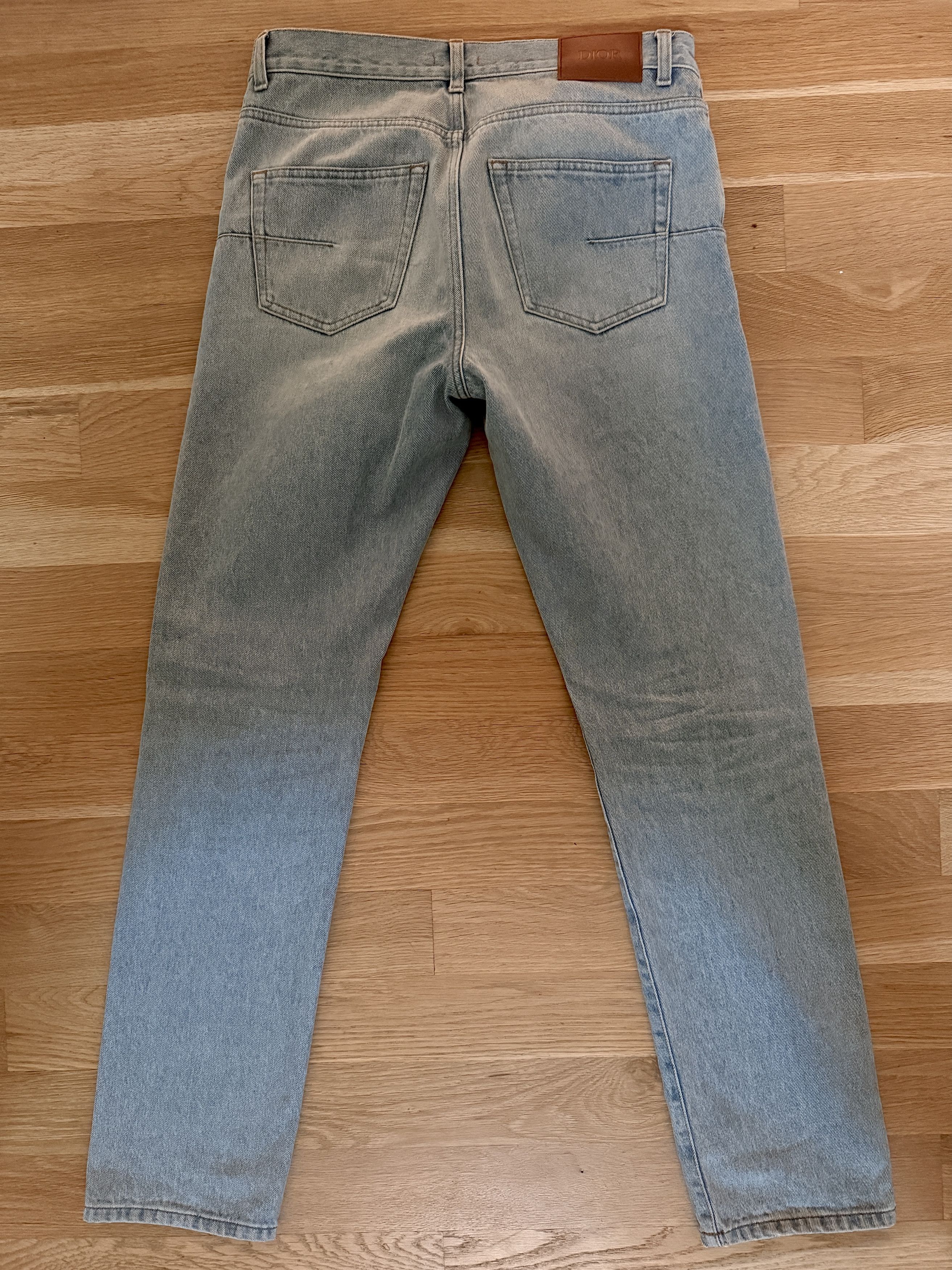 Dior Dior Long Regular Jeans – Light Blue – Size 31 Size US 31 - 3 Thumbnail