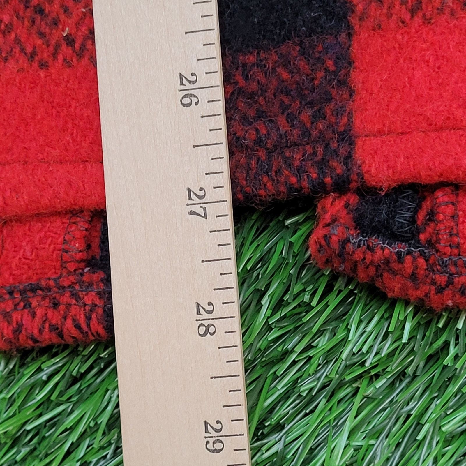 Vintage VTG 50s Melton Buffalo Plaid Wool Hunting Jacket M Talon USA Size US M / EU 48-50 / 2 - 7 Thumbnail