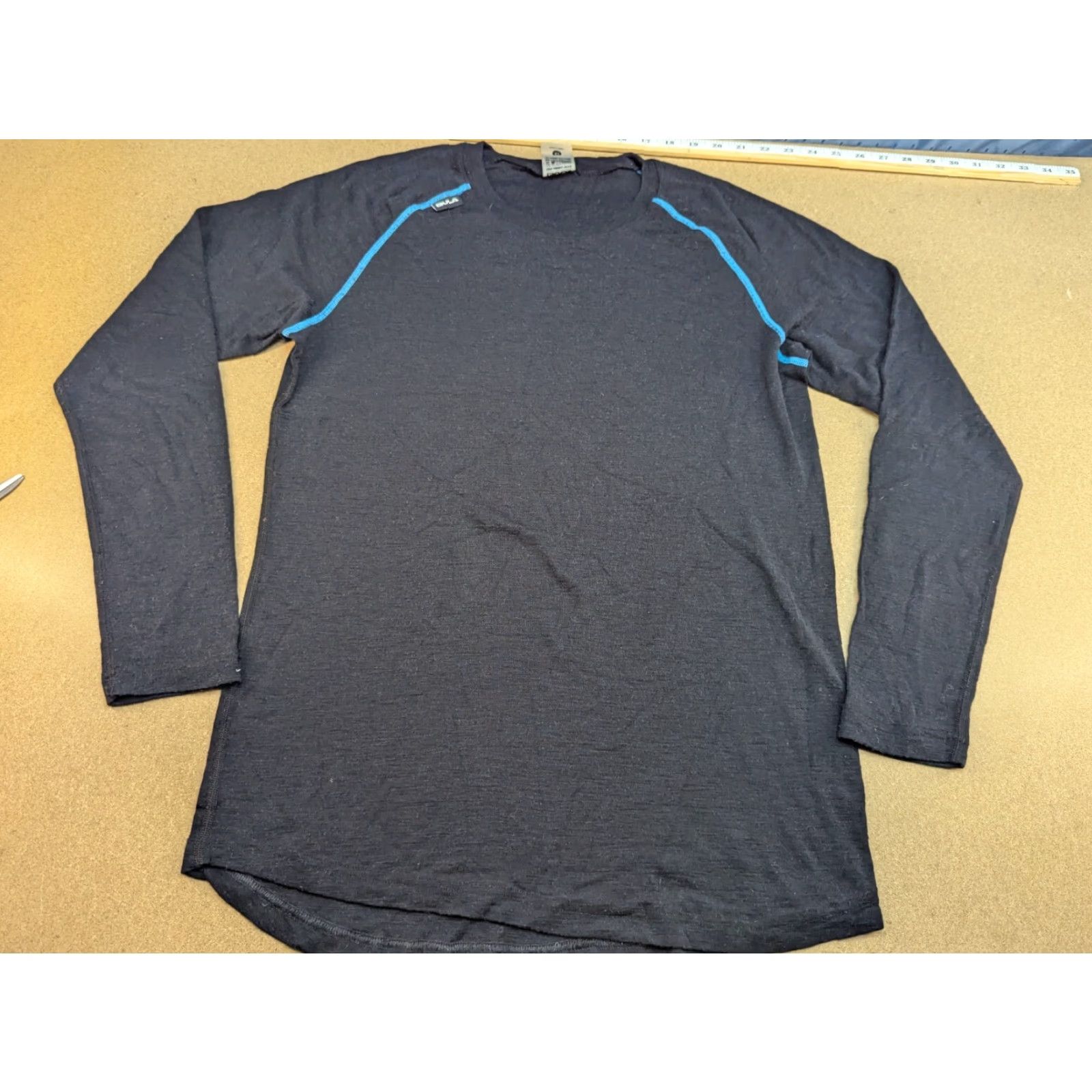 Vintage Bula Base Layer Shirt Mens XL Merino Wool Thermal Outdoor Ski Work Sport Breathable Moisture Wicking Shirt Size US XL / EU 56 / 4 - 2 Thumbnail