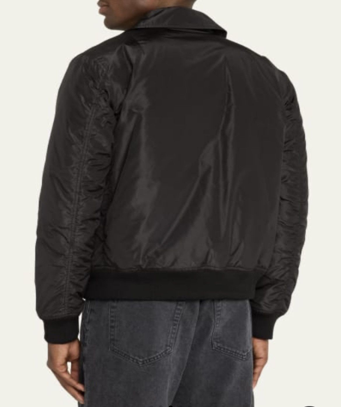Saint Laurent Paris Taffeta Shirt-Collar Bomber Jacket Sz 52 Size US L / EU 52-54 / 3 - 17 Thumbnail