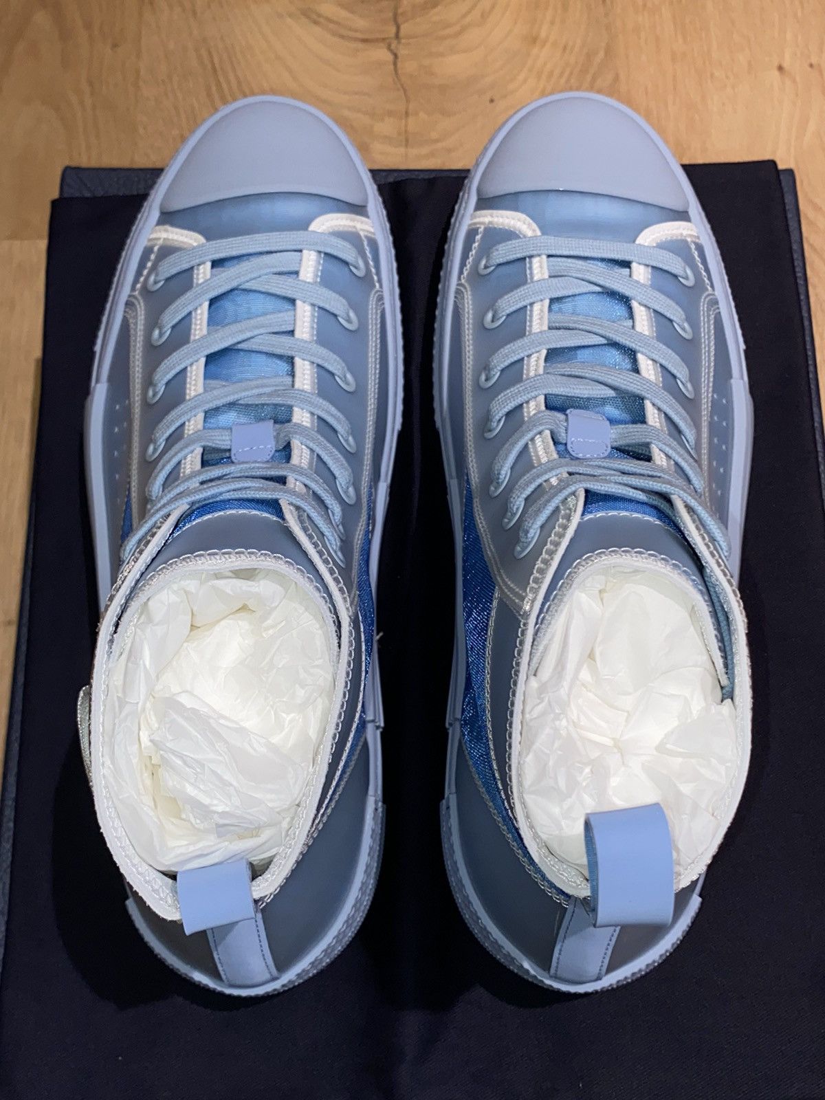 Daniel Arsham × Dior Dior B23 High Top Daniel Arsham Light Blue Size US 11 / EU 44 - 7 Thumbnail