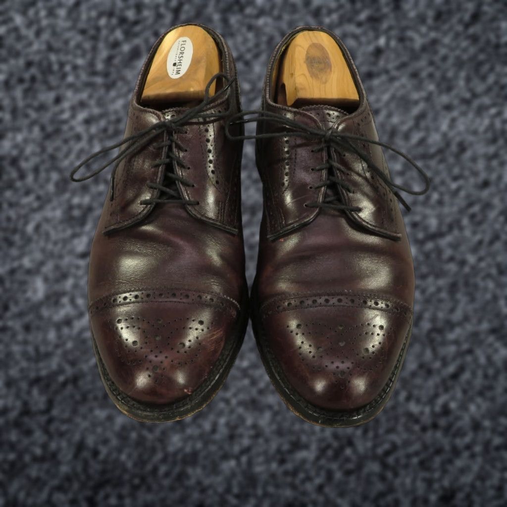 Allen Edmonds Allen Edmonds Shoes Men 8 EEE Oxblood Lexington Derby Cap Toe Oxford Dress Shoe Size ONE SIZE - 1 Thumbnail