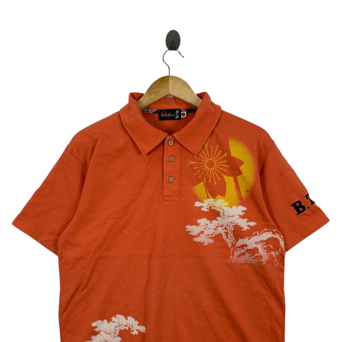 Japanese Brand DIVINE RETRIBUTION Japanese Brand Samurai Girl Polos T-Shirt Size US L / EU 52-54 / 3 - 4 Thumbnail