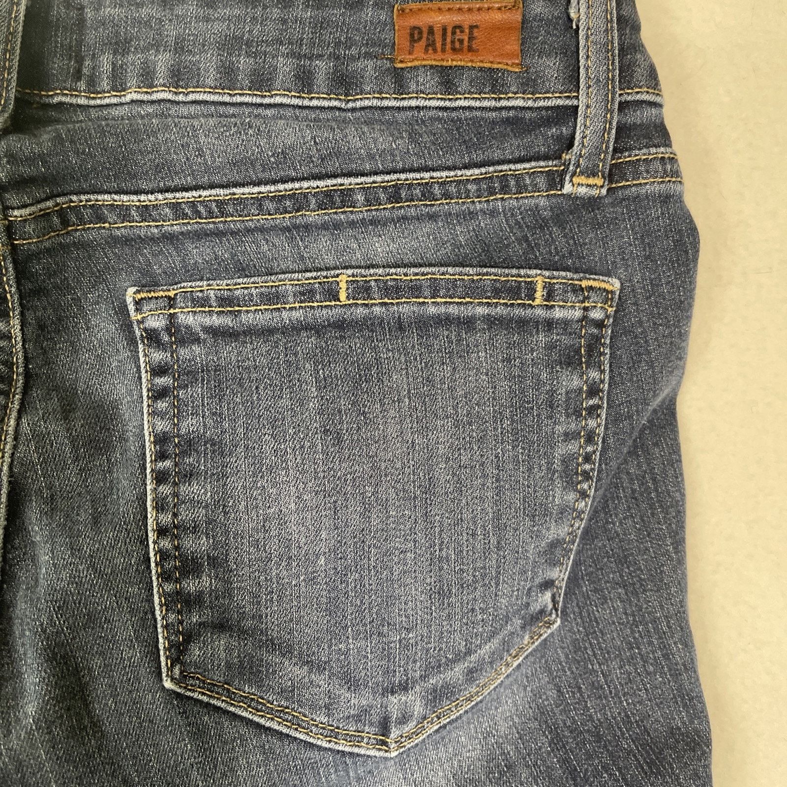 Paige Paige Jeans Women's 29 Blue Ankle Skinny Distressed Size 29" - 4 Thumbnail