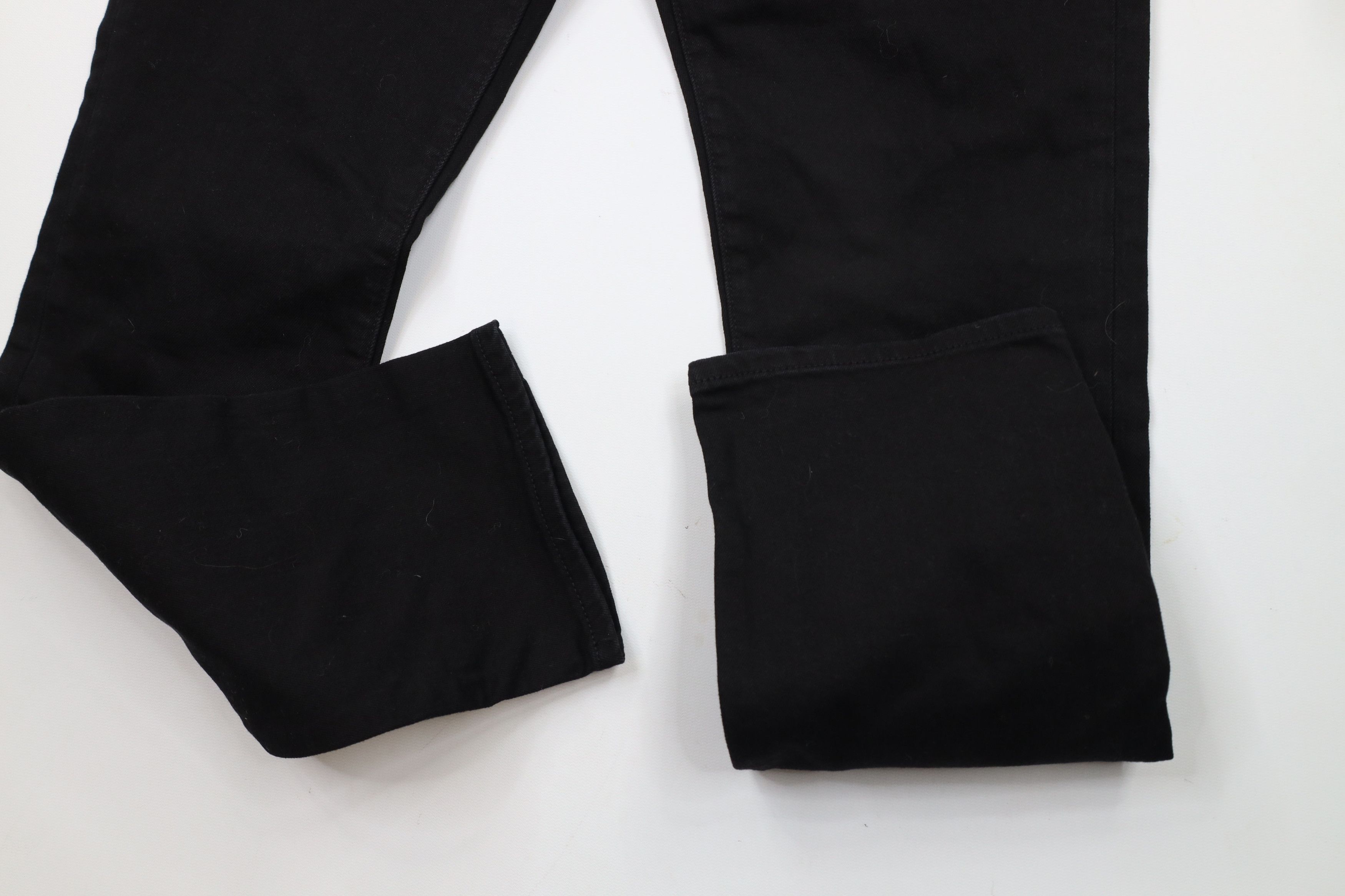 J.Crew × Vintage New J Crew Stretch Slim Fit Straight Leg Denim Jeans Black Size US 31 - 5 Thumbnail