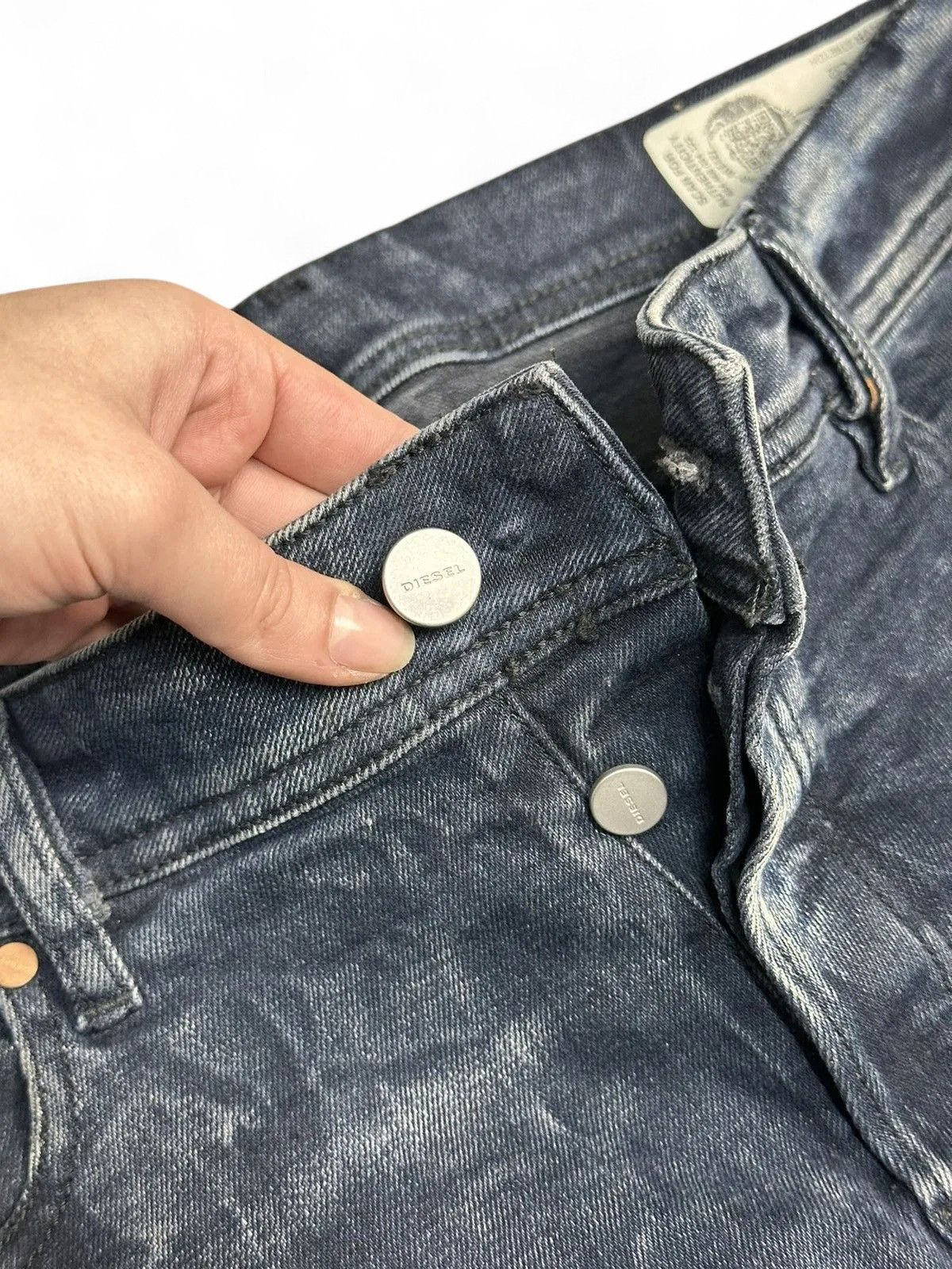 14th Addiction Diesel blue denim pants vintage y2k straight baggy style Size US 34 / EU 50 - 7 Thumbnail