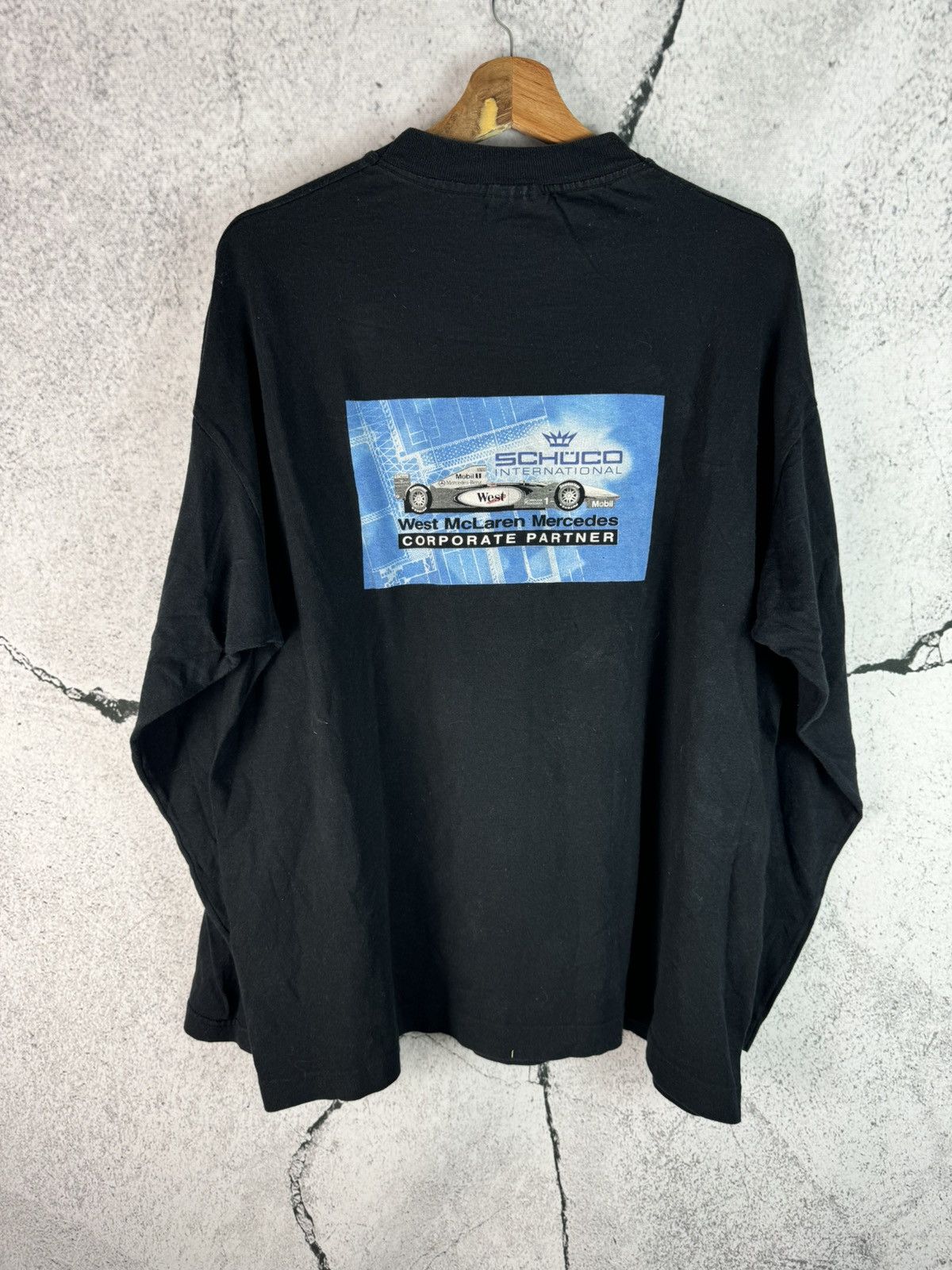 Sports Specialties Vintage 90s Mercedes World Championship Team long sleeve Size US XL / EU 56 / 4 - 1 Thumbnail