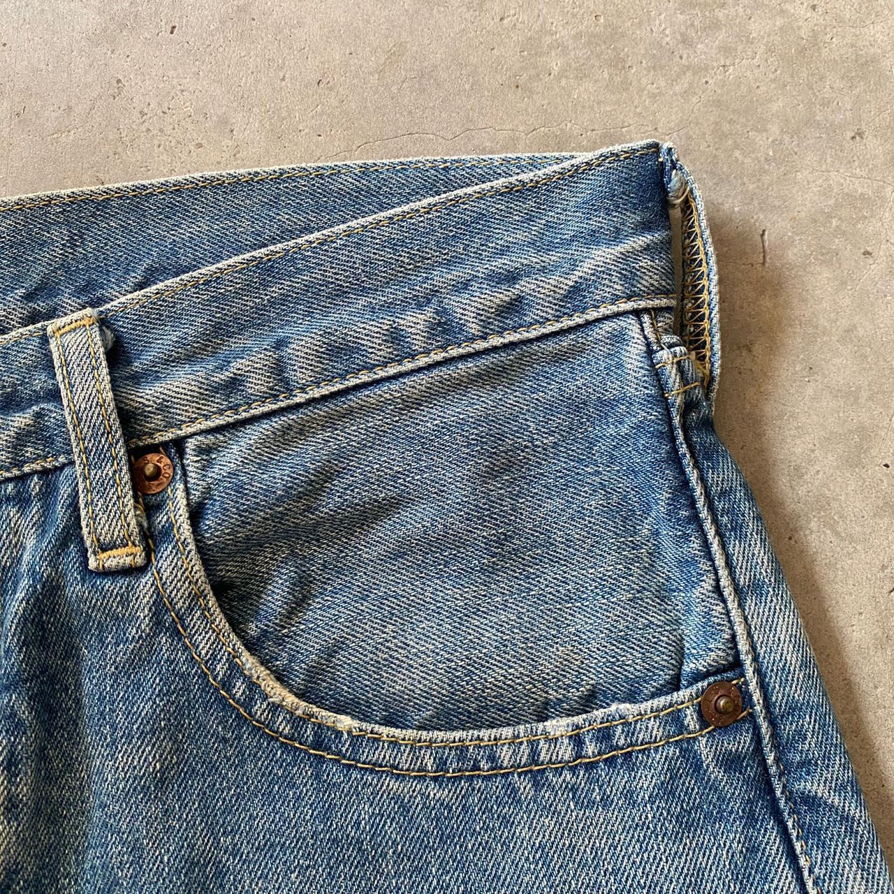 Levi's Vintage Levis 503B XX Big E Selvegde Redline Denim Size US 32 / EU 48 - 15 Thumbnail