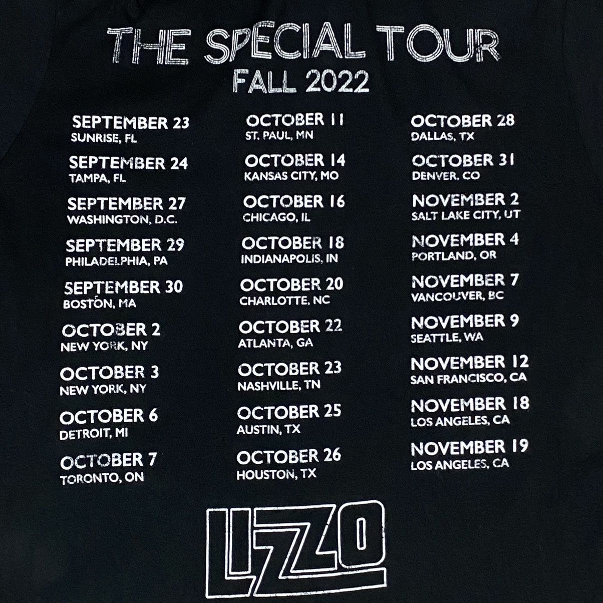 Rap Tees Rap tee lizzo the special tour 2022 Size US L / EU 52-54 / 3 - 4 Thumbnail