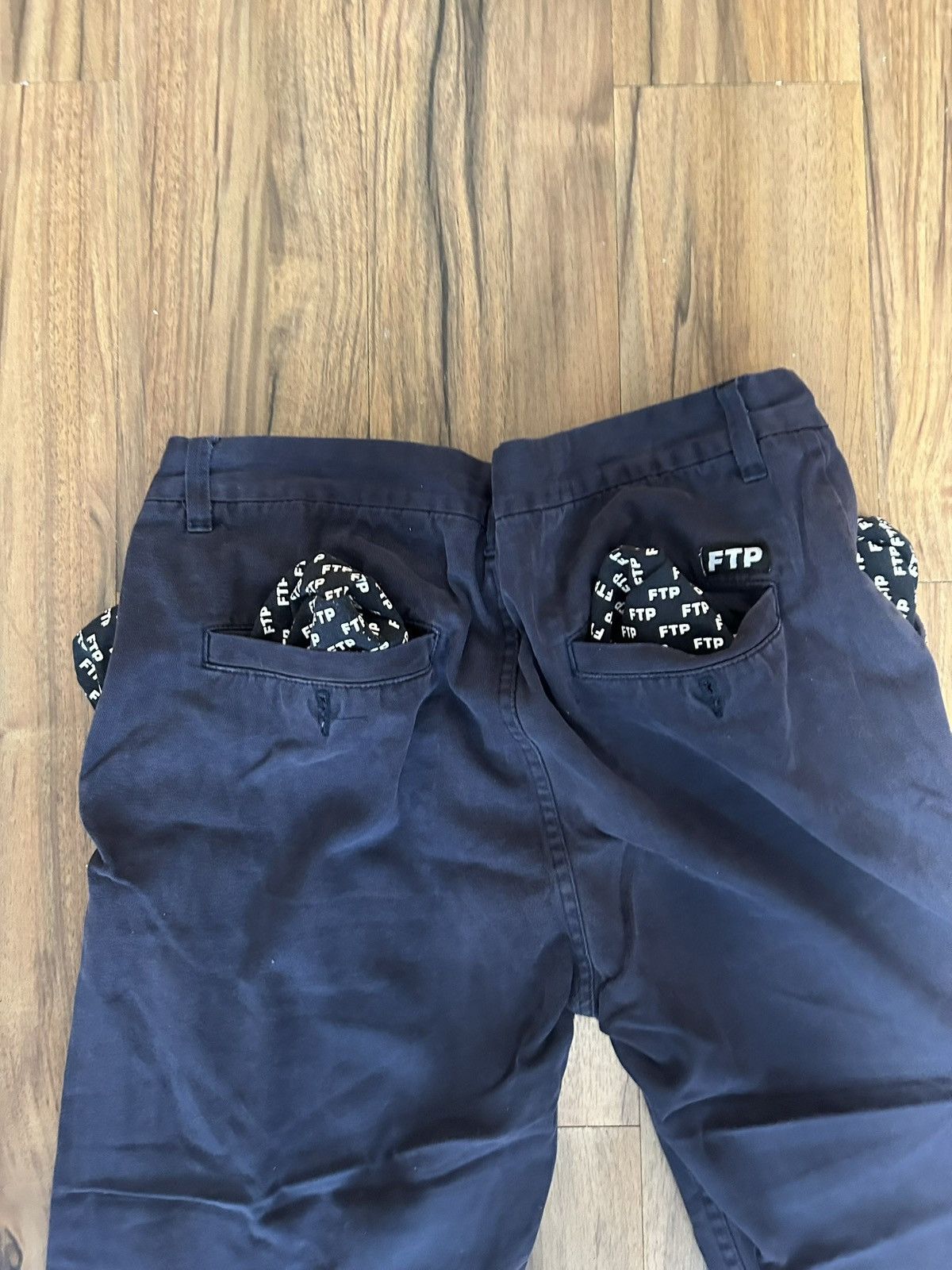 Fuck The Population FTP Navy Chino Pants FW21 Size 34 Size US 34 / EU 50 - 9 Thumbnail