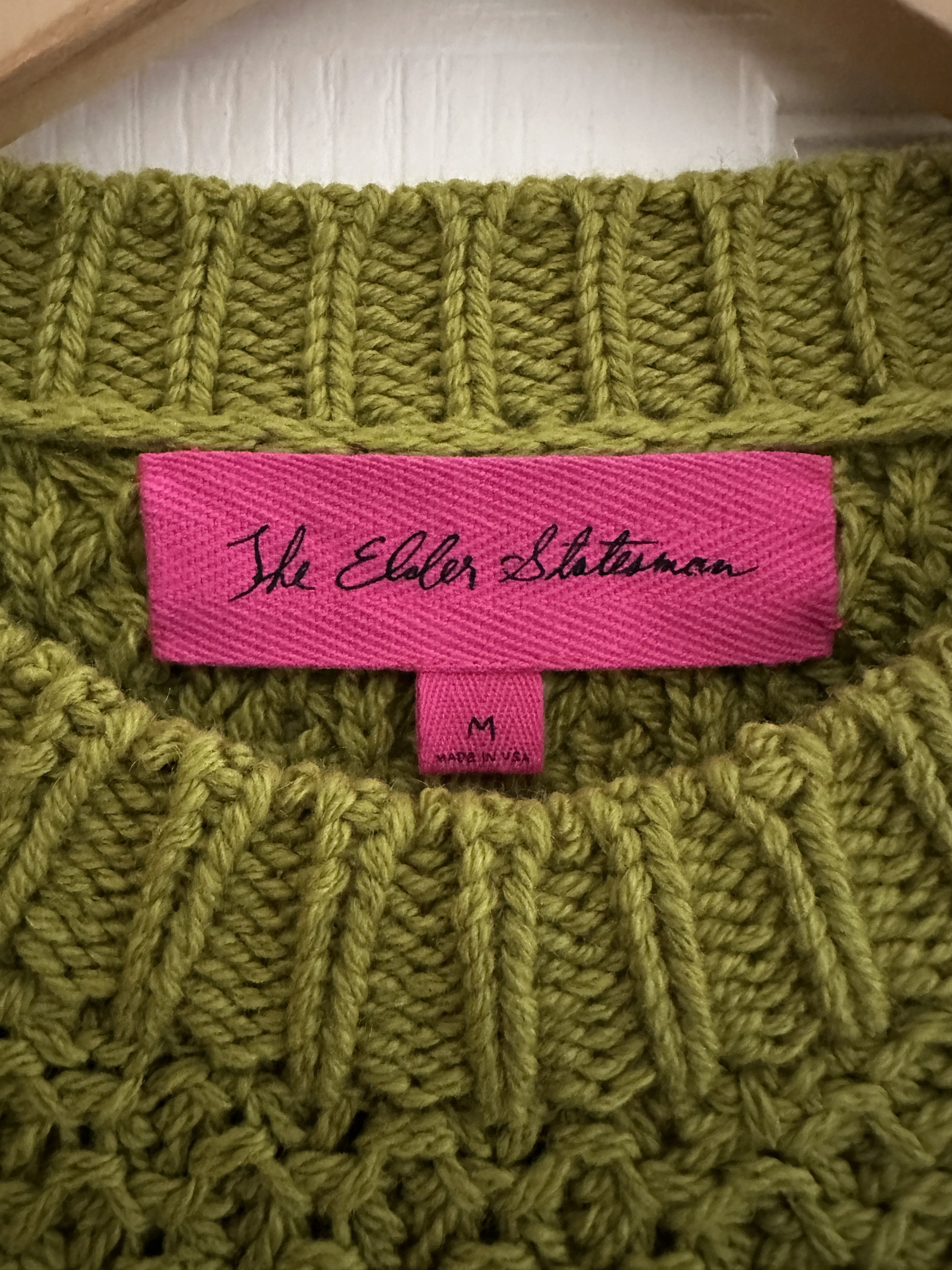 The Elder Statesman Waffle Knit Cashmere Sweater Size US M / EU 48-50 / 2 - 3 Thumbnail